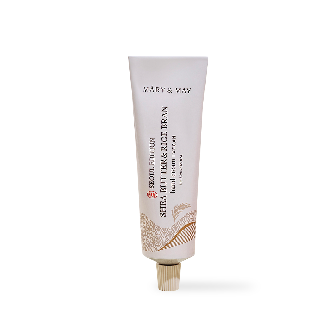 Indulge in the exquisite Mary&May Shea Butter & Rice Bran Hand Cream, a South Korean masterpiece that offers luxurious hydration and sustainable elegance for your daily ritual.
