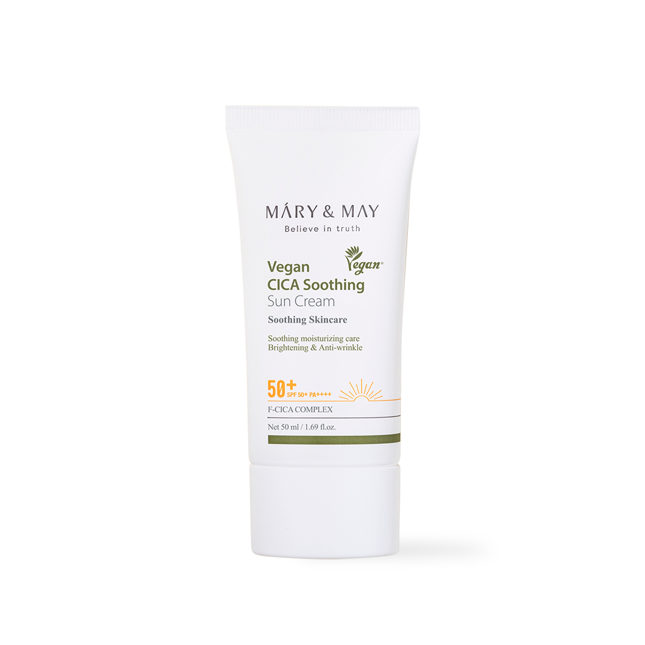 CICA Soothing Sun Cream SPF50+ PA++++ - 50ml | Mary&May