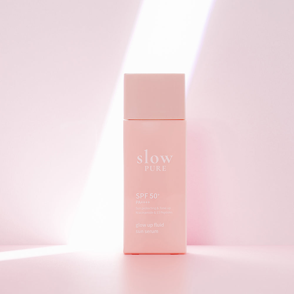 Glow up fluid sun serum SPF50+ PA++++ 50ml | Slowpure