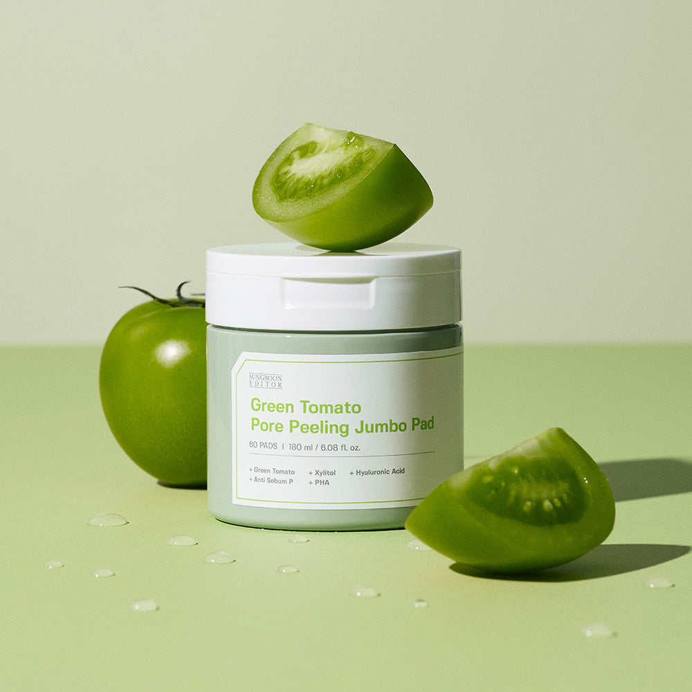 Green Tomato Pore Peeling Jumbo Pad 60 Sheets | Sungboon Editor