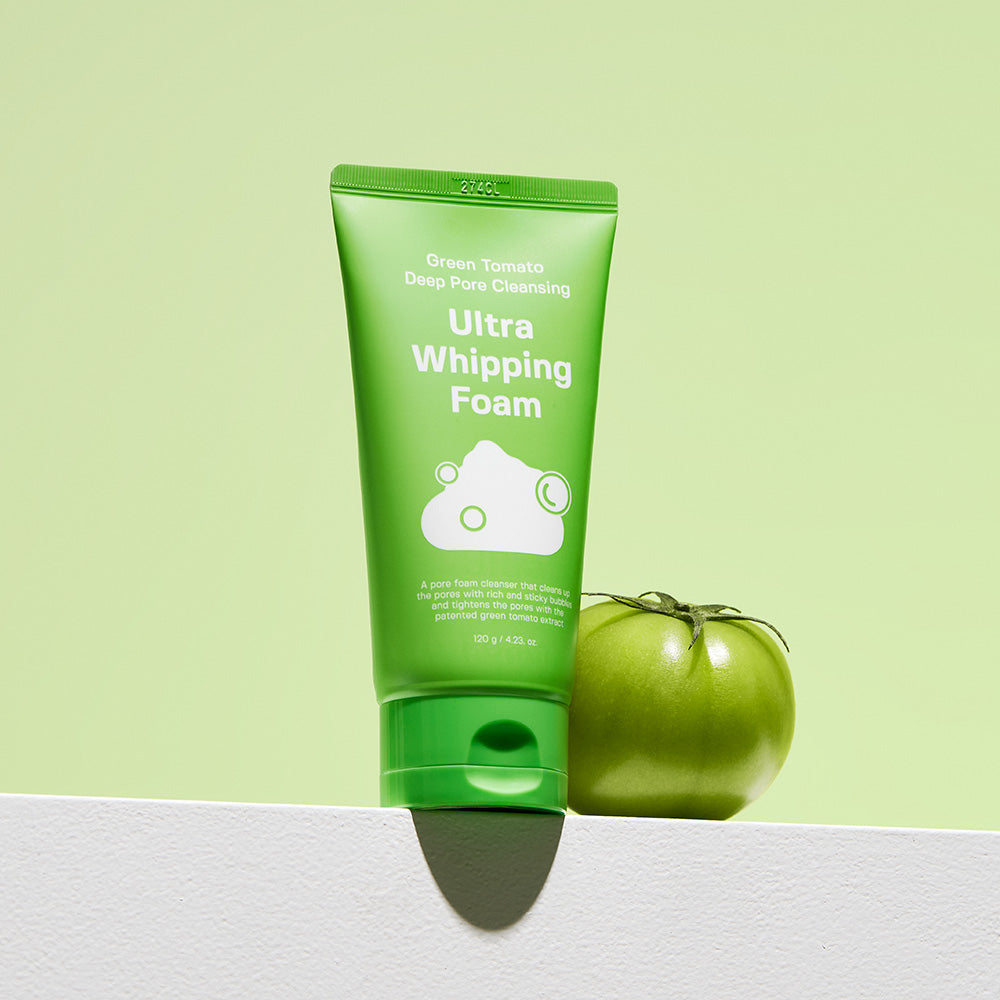 Green Tomato Deep Pore Cleansing Ultra Whipping Foam 120g | Sungboon Editor