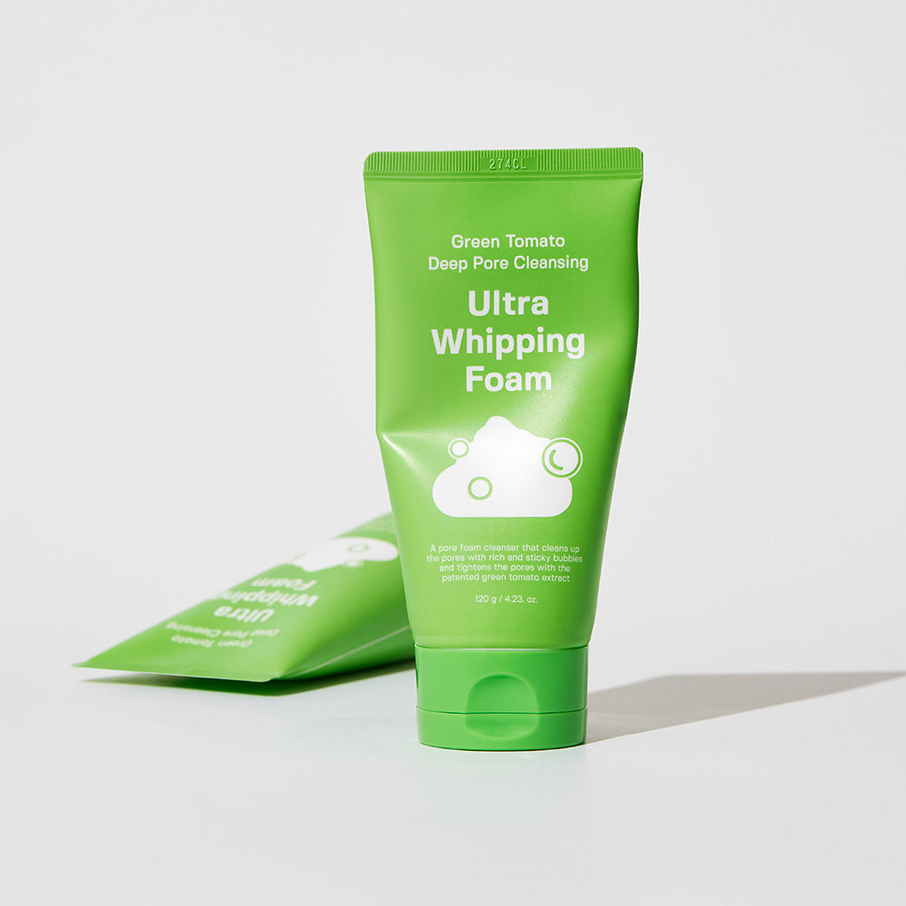 Green Tomato Deep Pore Cleansing Ultra Whipping Foam 120g | Sungboon Editor