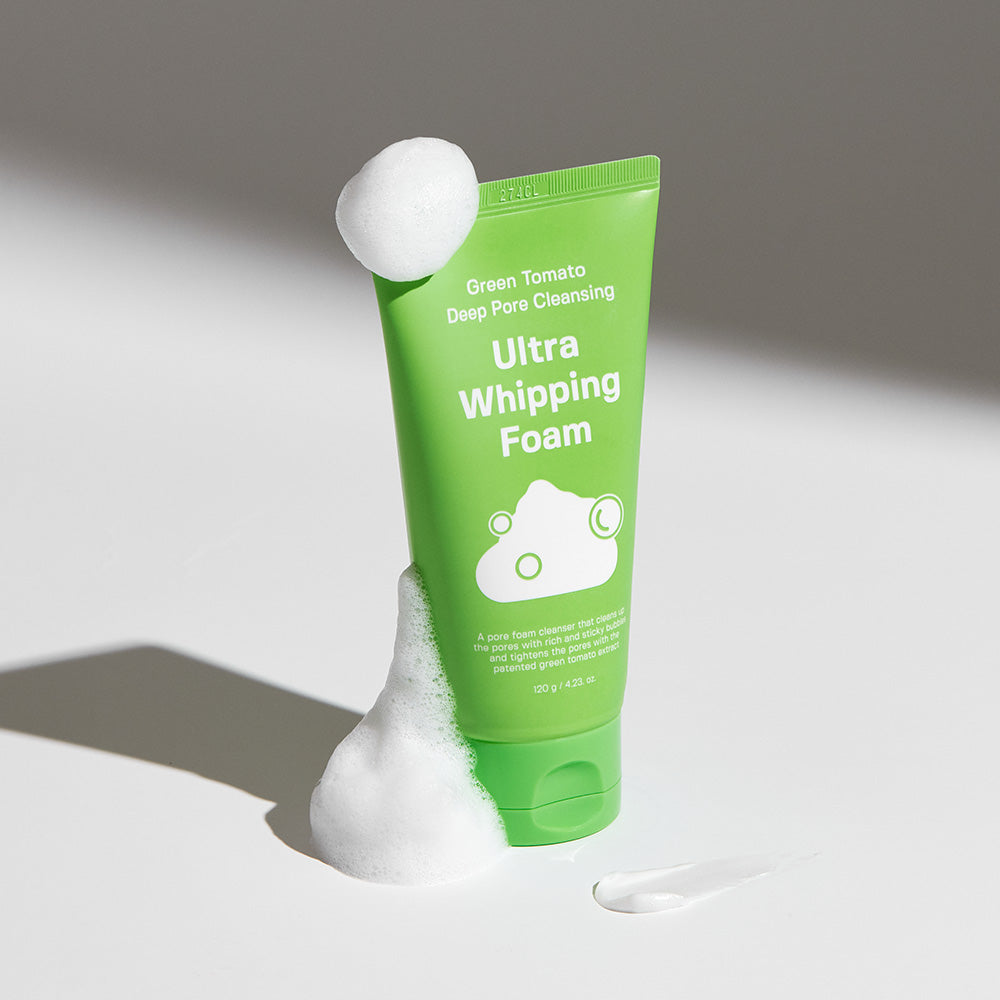 Green Tomato Deep Pore Cleansing Ultra Whipping Foam 120g | Sungboon Editor