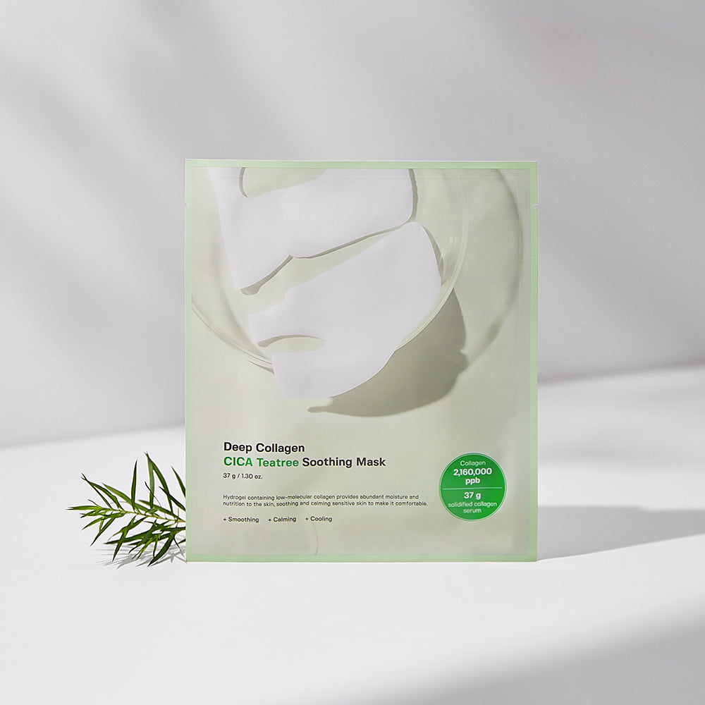 Deep Collagen Cica Teatree Soothing Mask 37g*4ea | Sungboon Editor