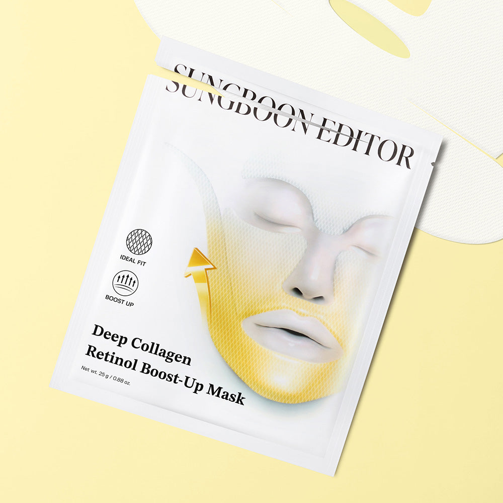 Deep Collagen Retinol Tension Boost Up Mask Set 4pcs | Sungboon Editor