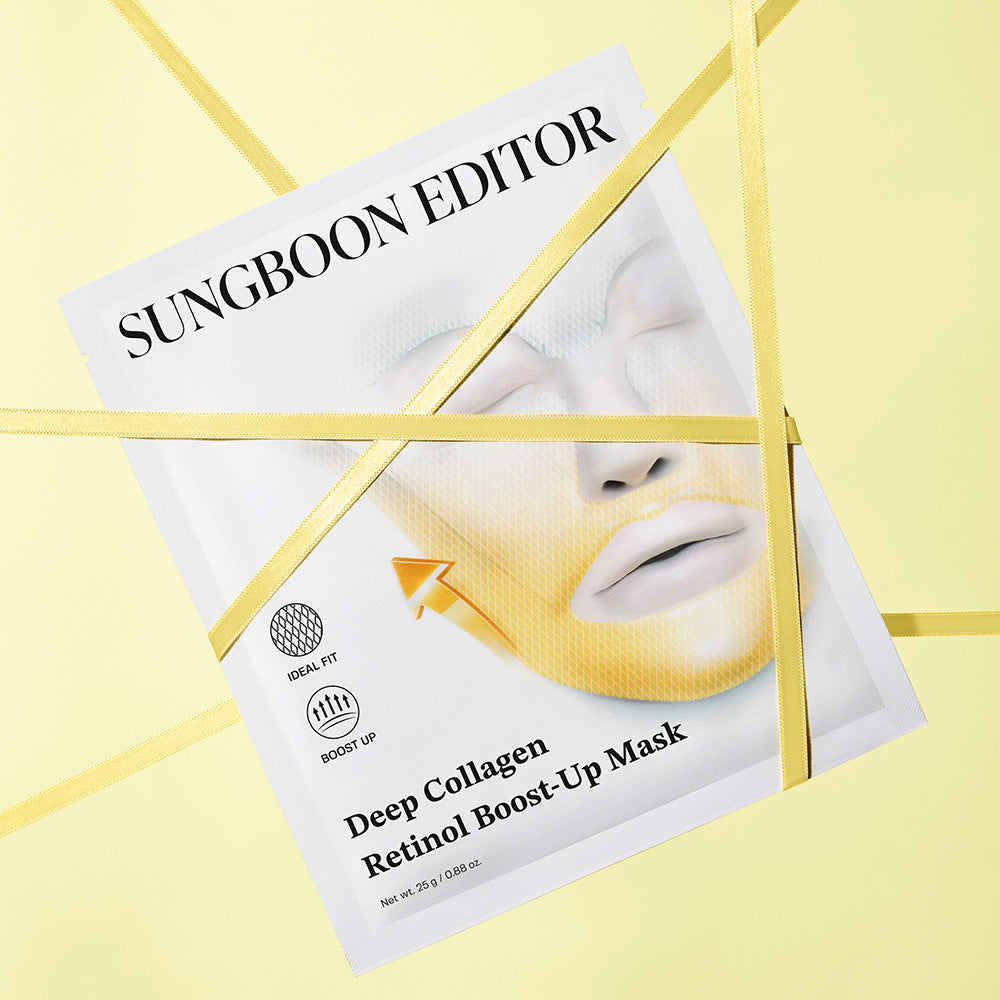 Deep Collagen Retinol Tension Boost Up Mask Set 4pcs | Sungboon Editor