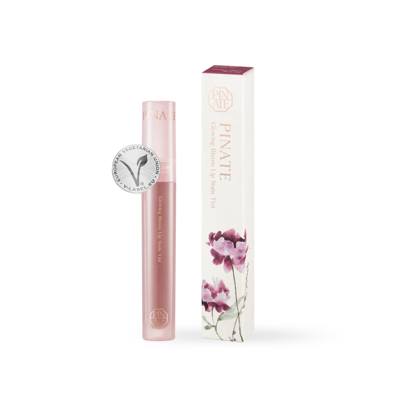 Pinate Glowing Bloom Lip Stain - Hydrating Mauve Elegance
