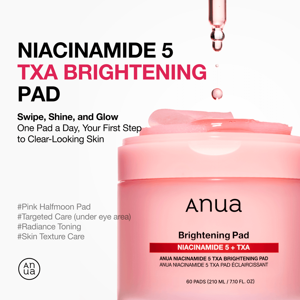 Niacinamide Brightening Pads for Radiant Glass Skin | Anua