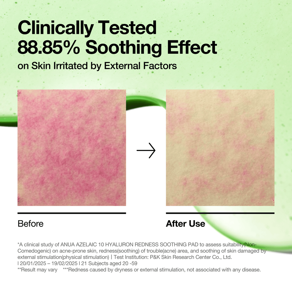 Azelaic 10 Hyaluron Redness Soothing Pad | Anua