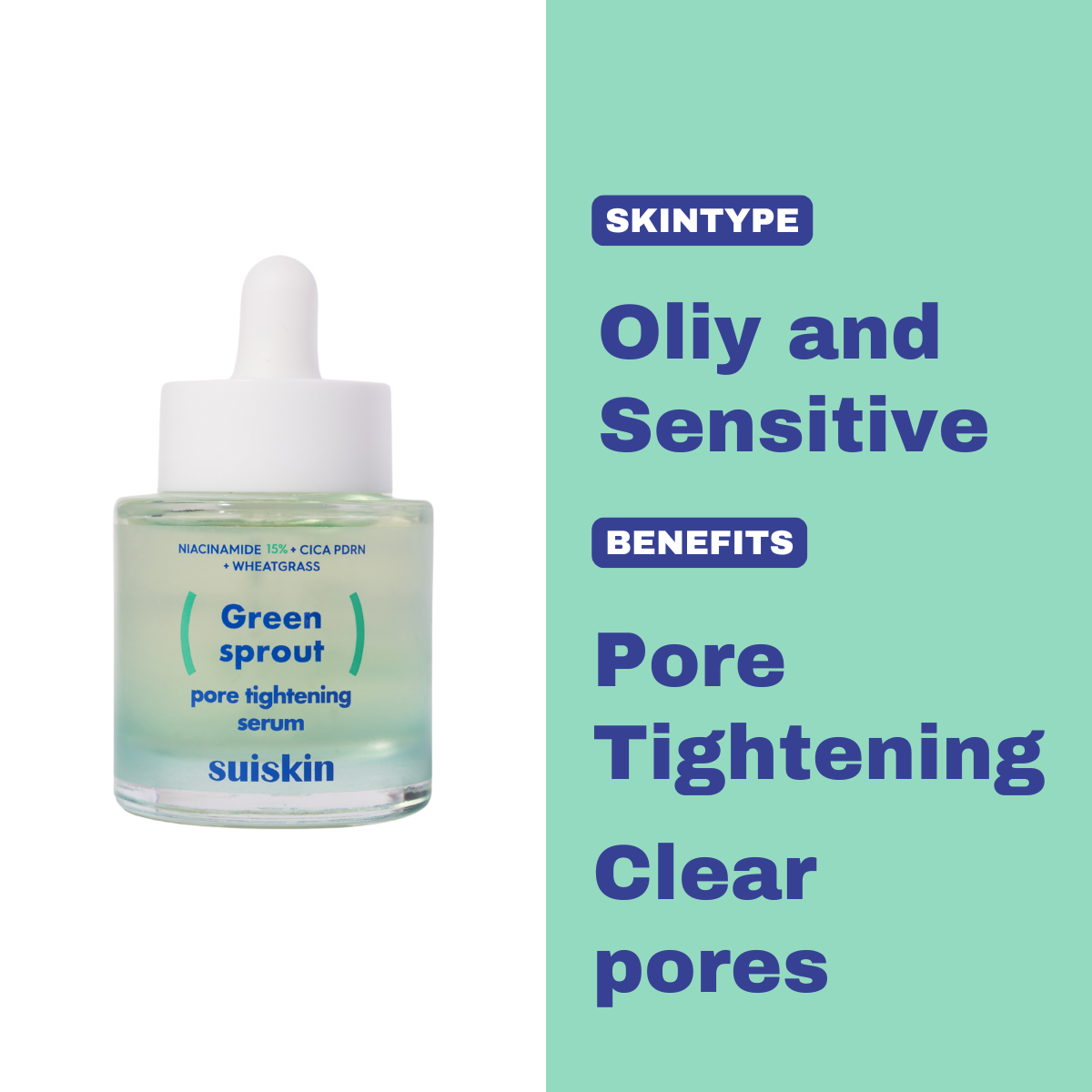 Green Sprout Pore Tightening Serum 67g | SUISKIN