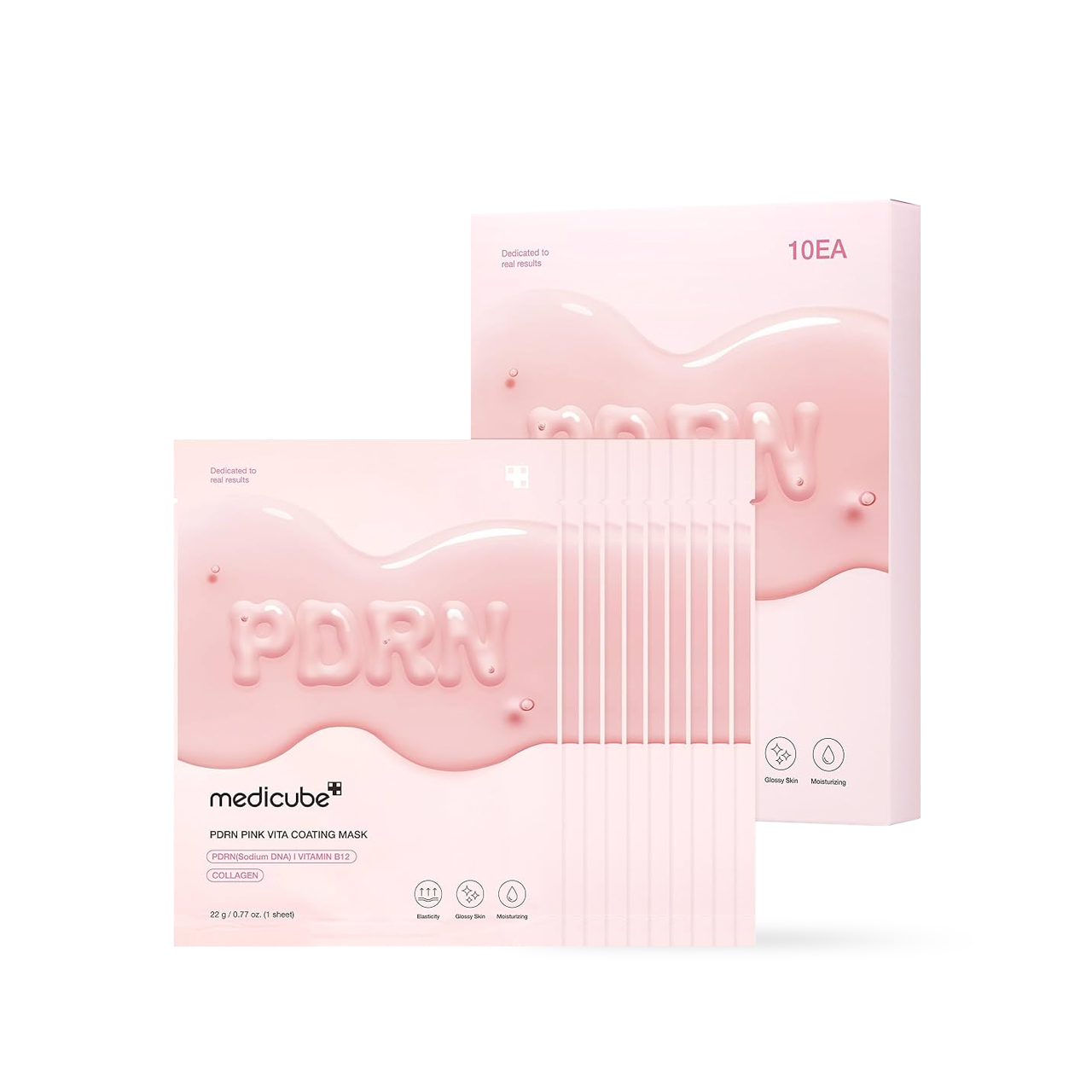 PDRN Pink Vita Coating Mask - 2 Size | MEDICUBE