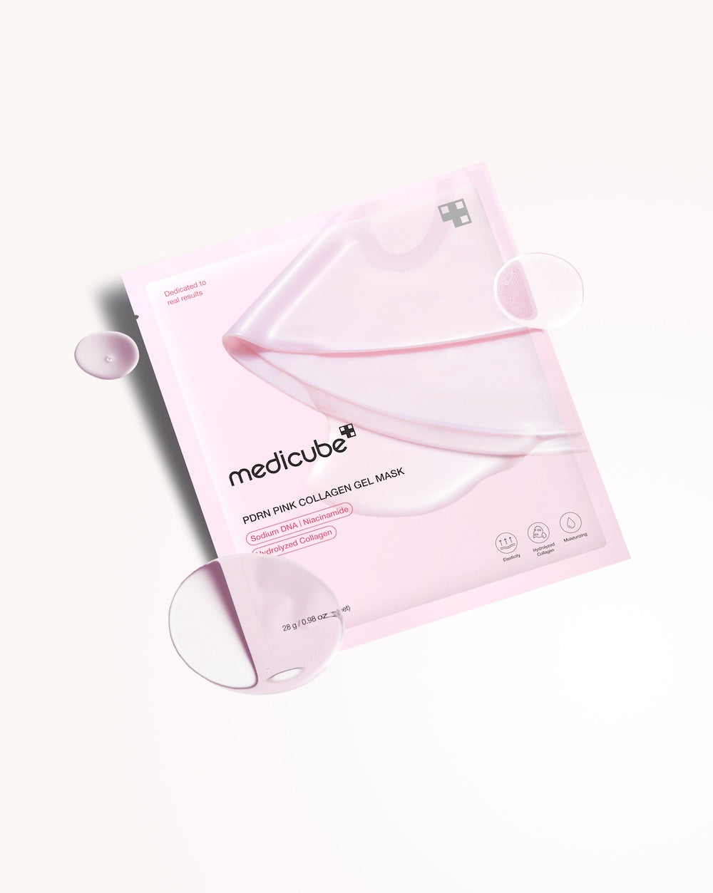 PDRN Pink Collagen Gel Mask 4EA | MEDICUBE