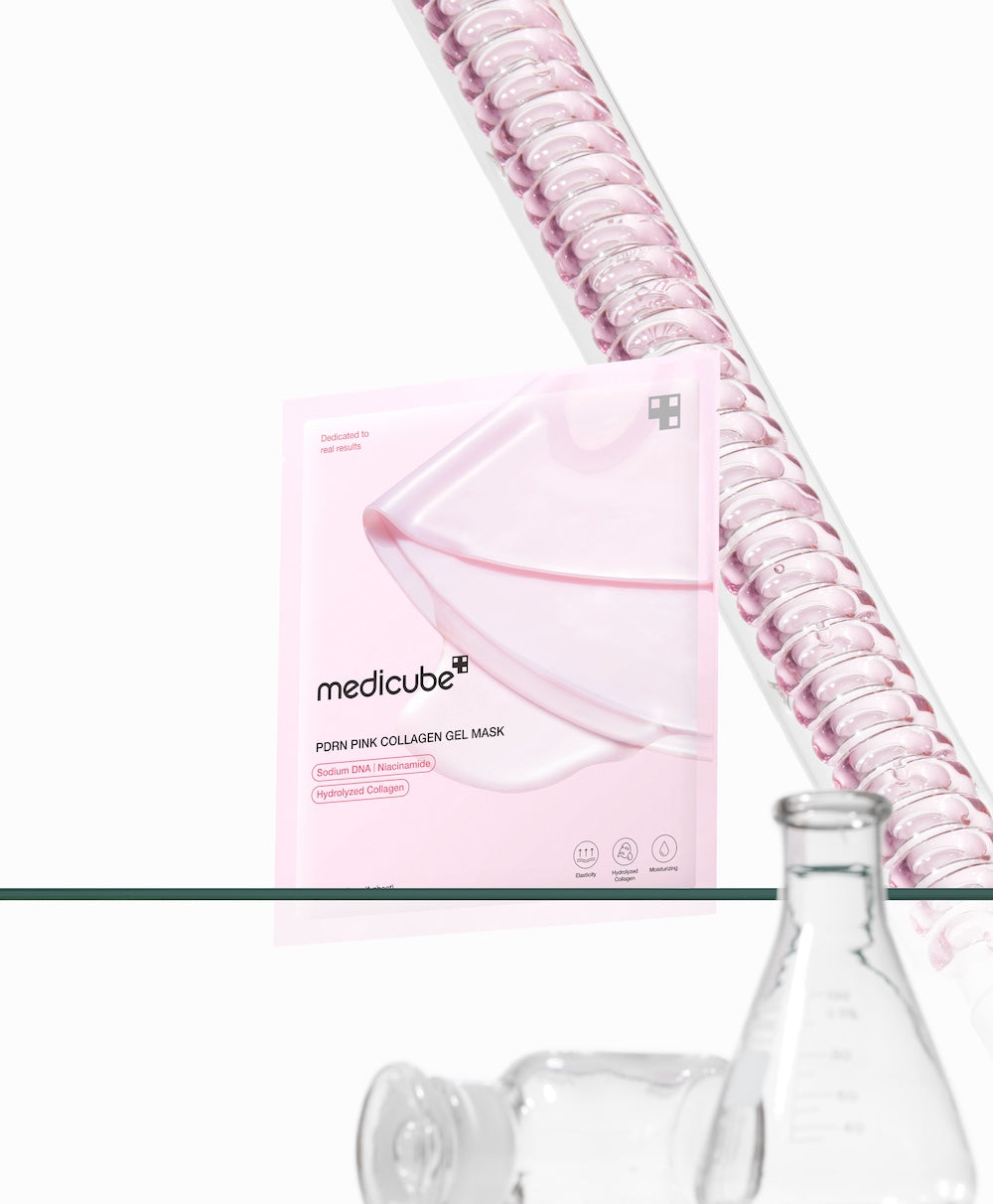 PDRN Pink Collagen Gel Mask 4EA | MEDICUBE