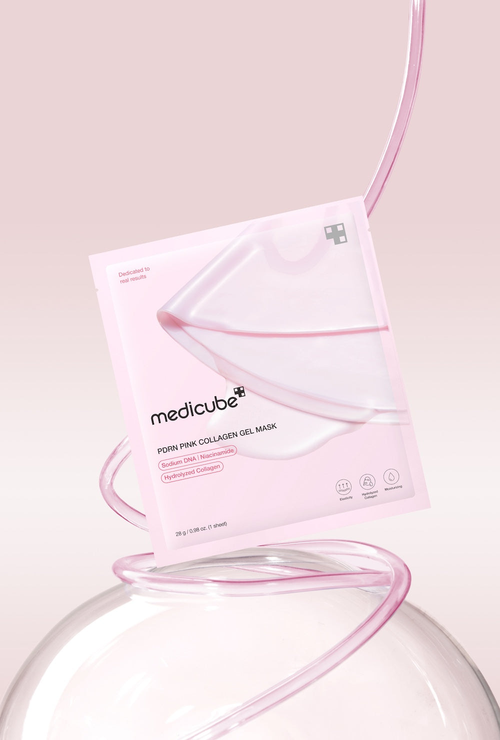 PDRN Pink Collagen Gel Mask 4EA | MEDICUBE