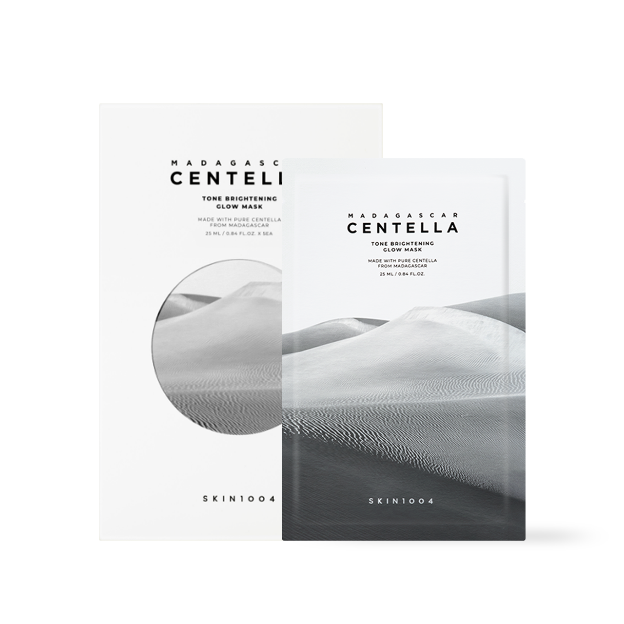 Madagascar Centella Tone Brightening Glow Mask - 2 Size | SKIN1004