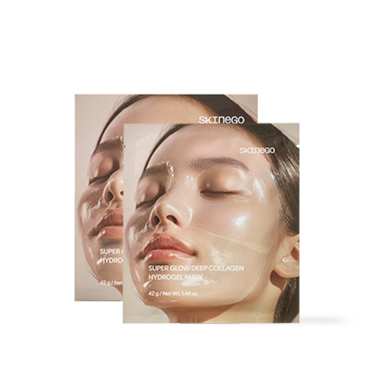 Super Glow Deep Collagen Hydrogel Mask - 2 Size | Skinego