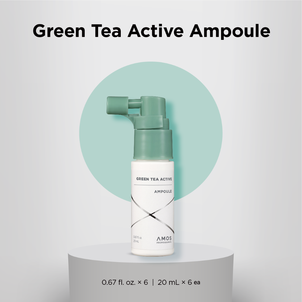 Professional Green Tea Active Ampoule 20ml*6ea | AMOS