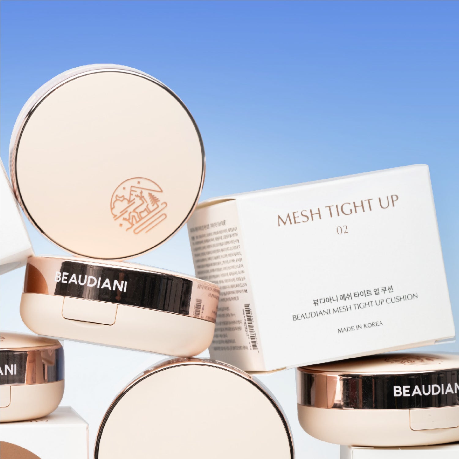 Mesh Tight Up Cushion Refill 12g - 3 Colors | BEAUDIANI