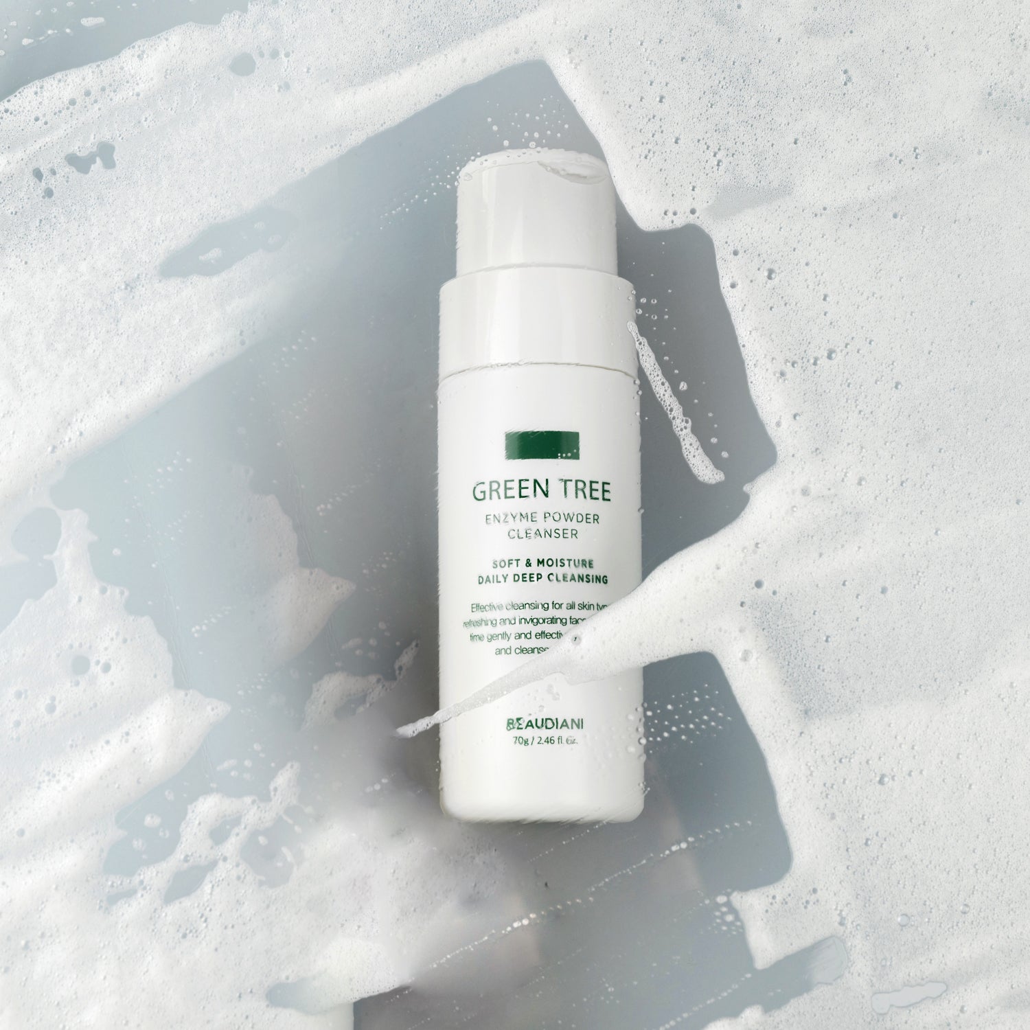 Green Tree Enzyme Powder Cleanser 70g | BEAUDIANI