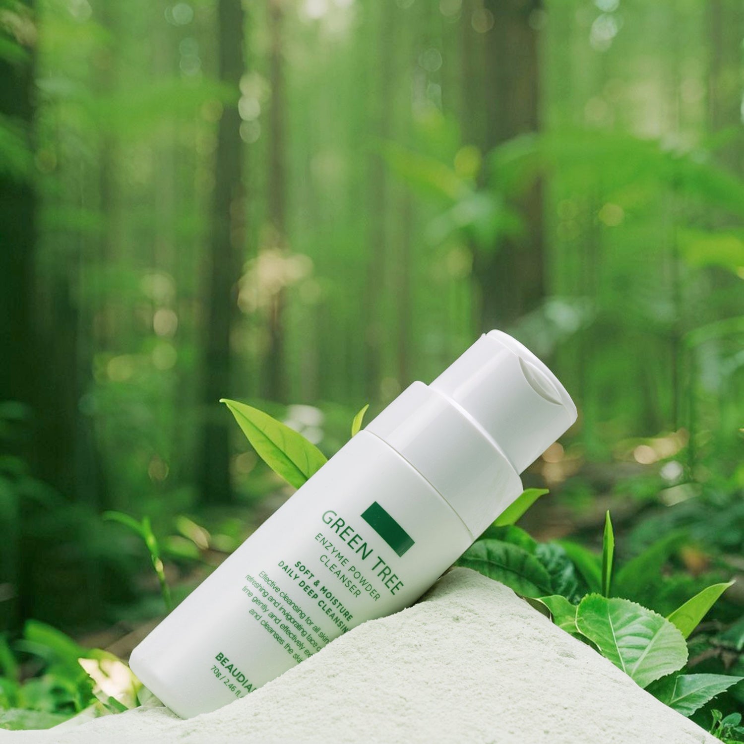 Green Tree Enzyme Powder Cleanser 70g | BEAUDIANI