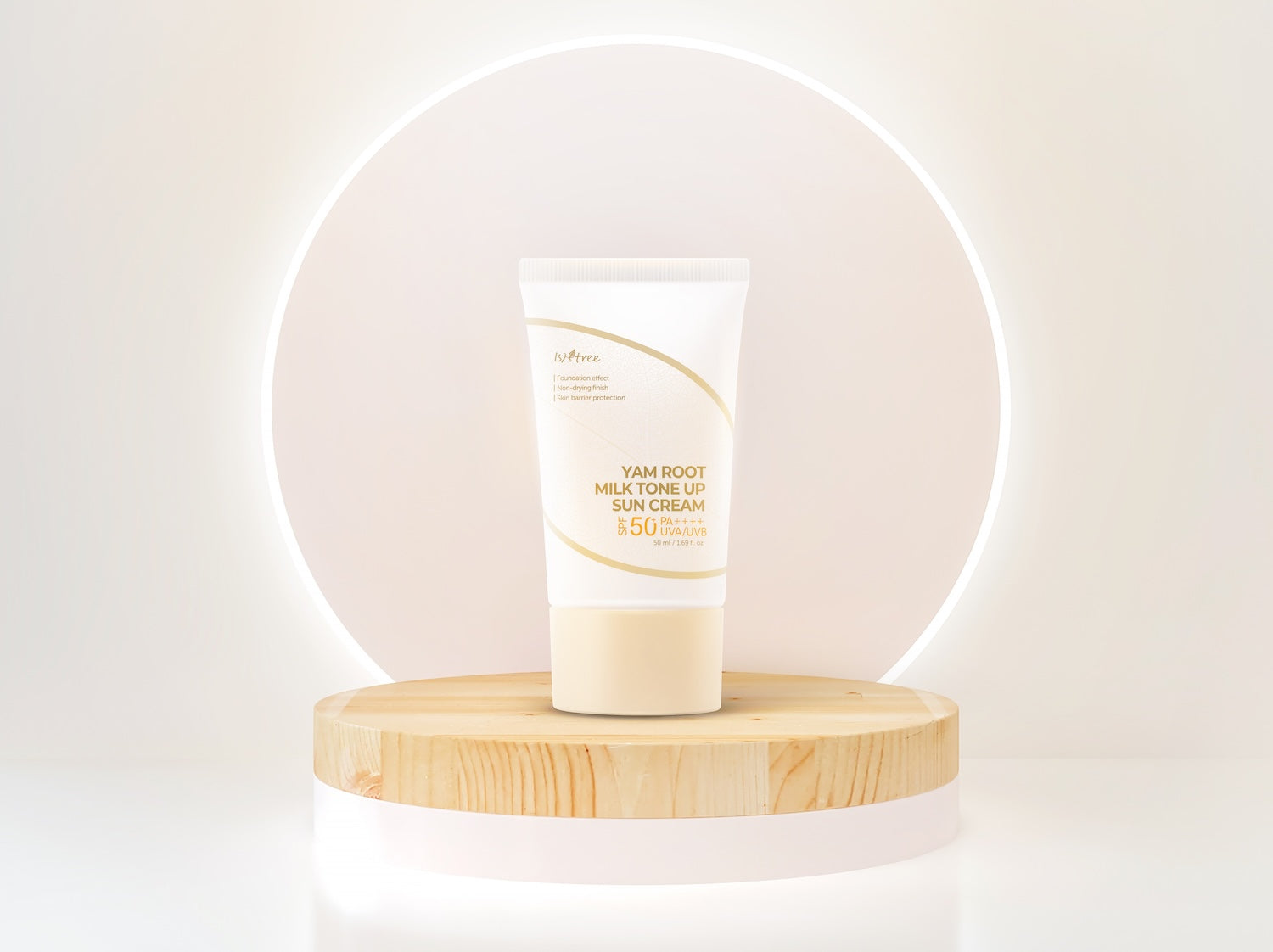 Yam Root Milk Tone Up Sun Cream 50ml | ISNTREE