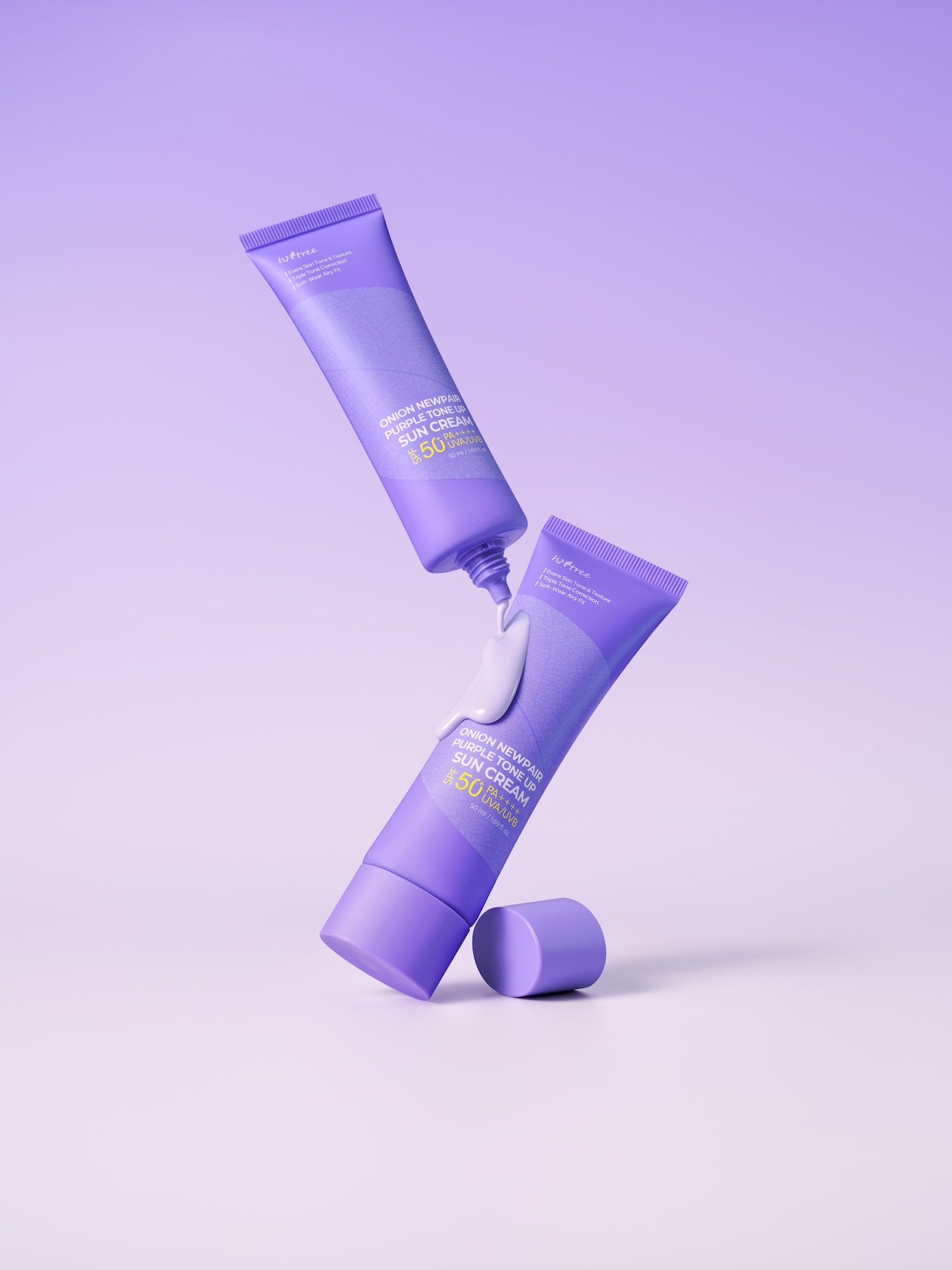 Onion Newpair Purple Tone Up Sun Cream 50ml | ISNTREE