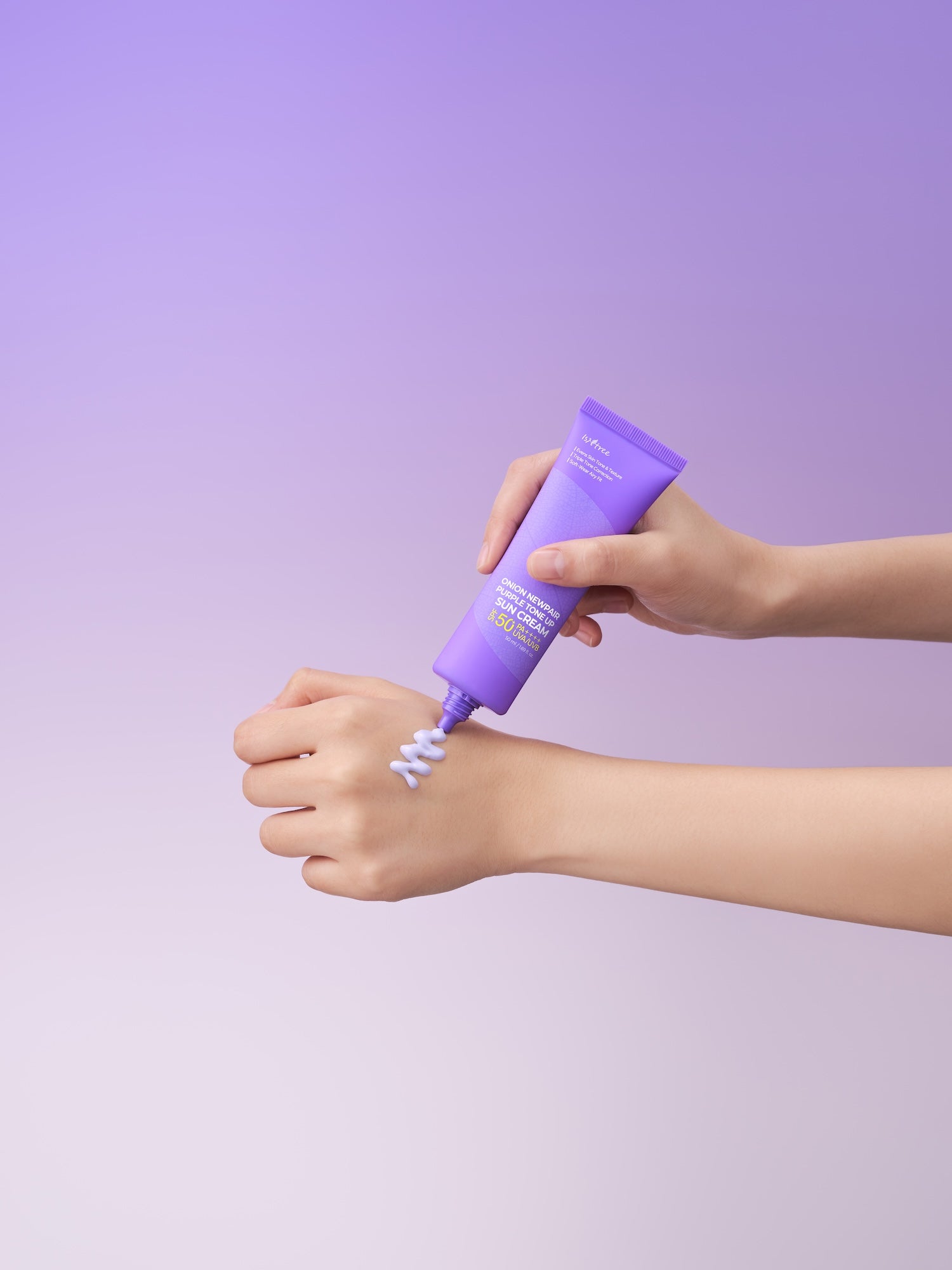 Onion Newpair Purple Tone Up Sun Cream 50ml | ISNTREE