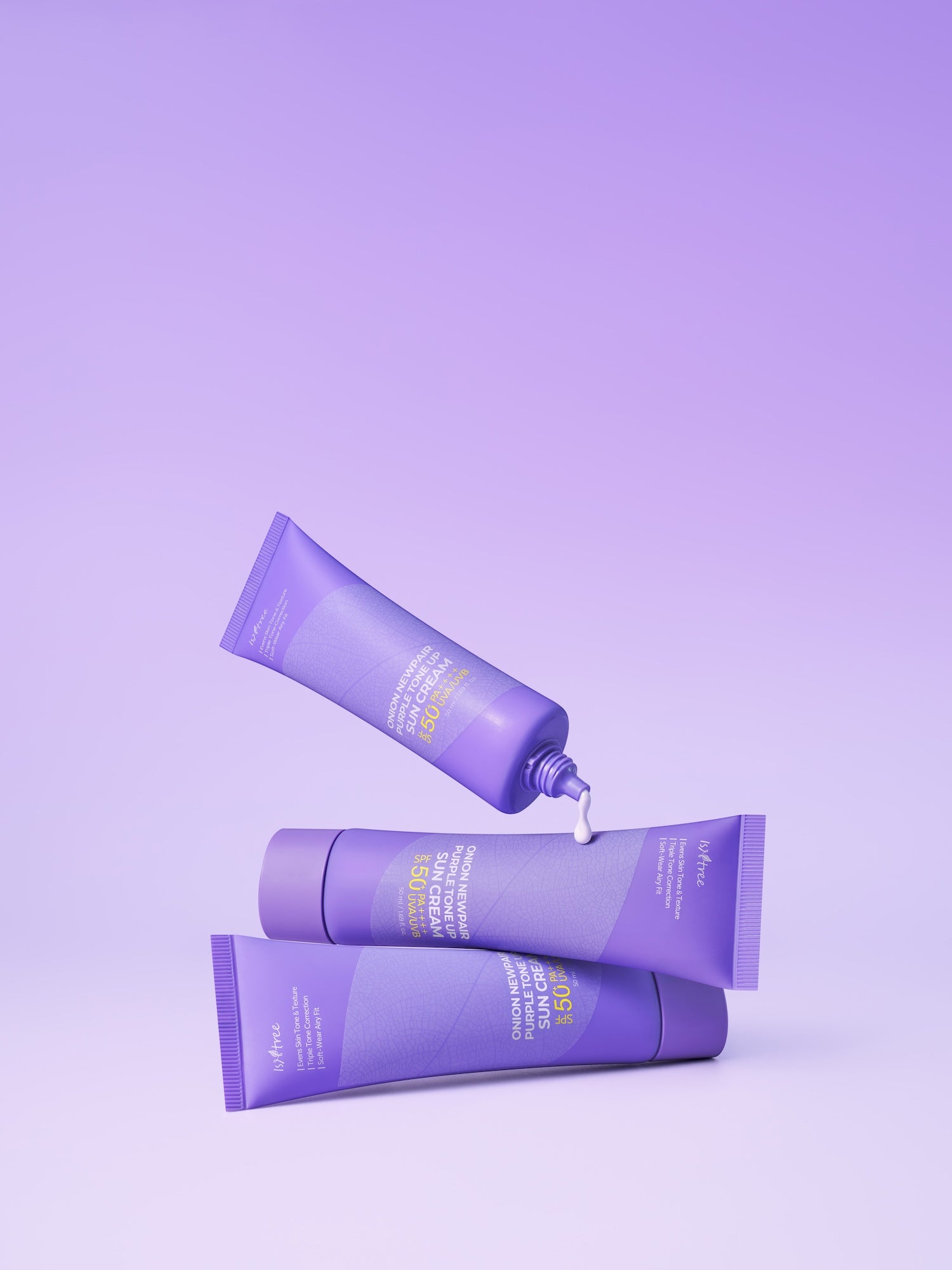 Onion Newpair Purple Tone Up Sun Cream 50ml | ISNTREE