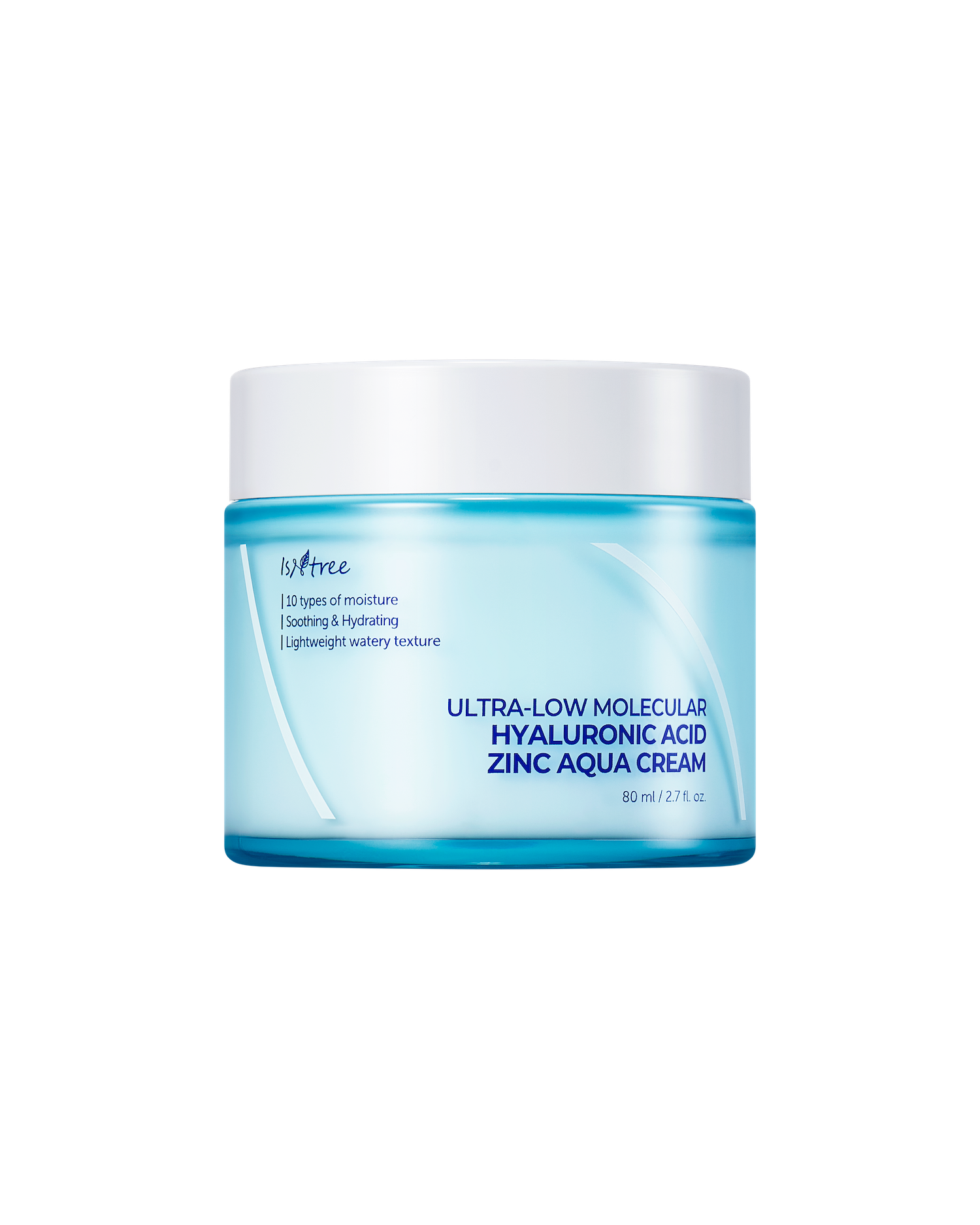 Ultra-Low Molecular Hyaluronic Acid Zinc Aqua Cream 80ml | ISNTREE