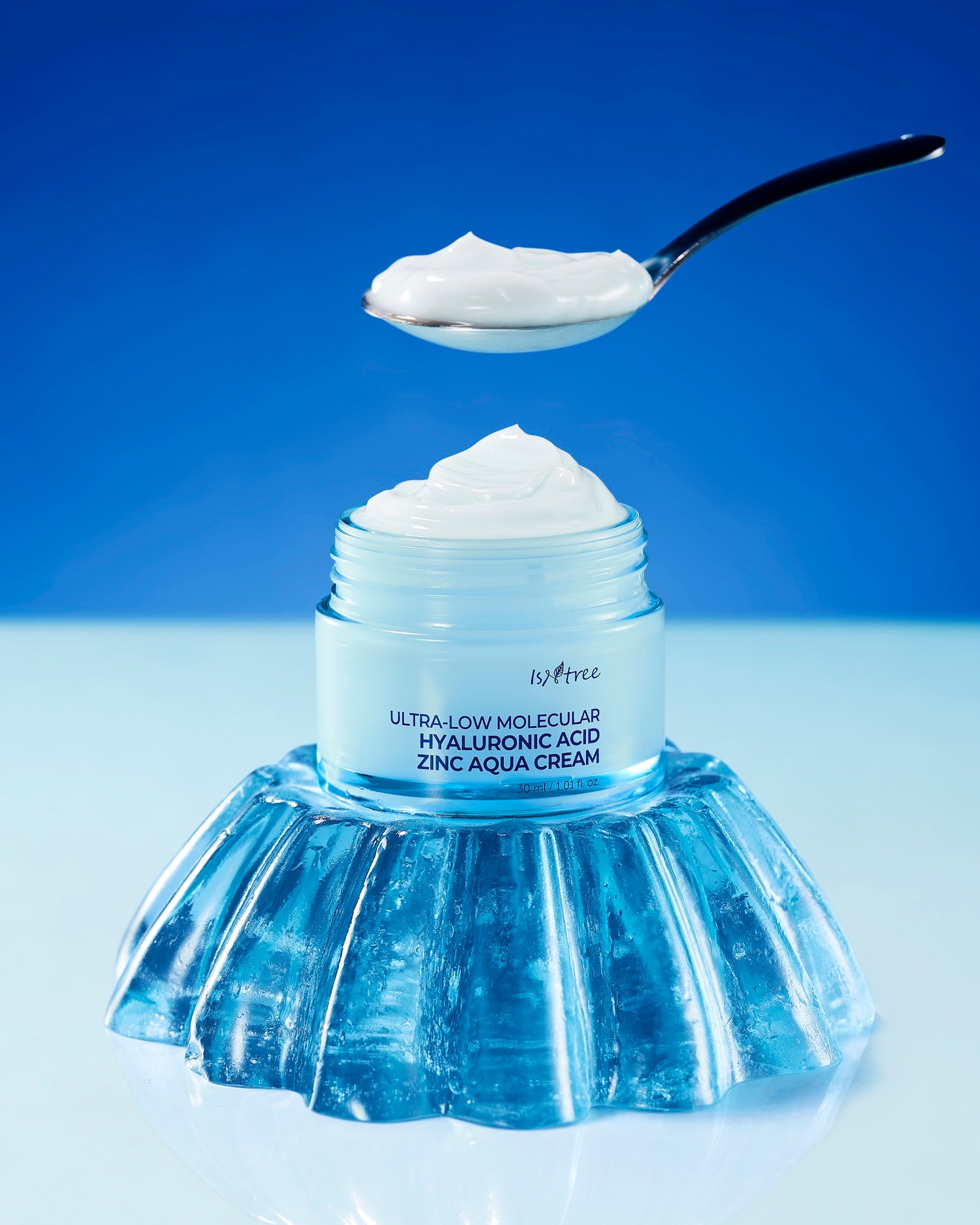 Ultra-Low Molecular Hyaluronic Acid Zinc Aqua Cream 80ml | ISNTREE
