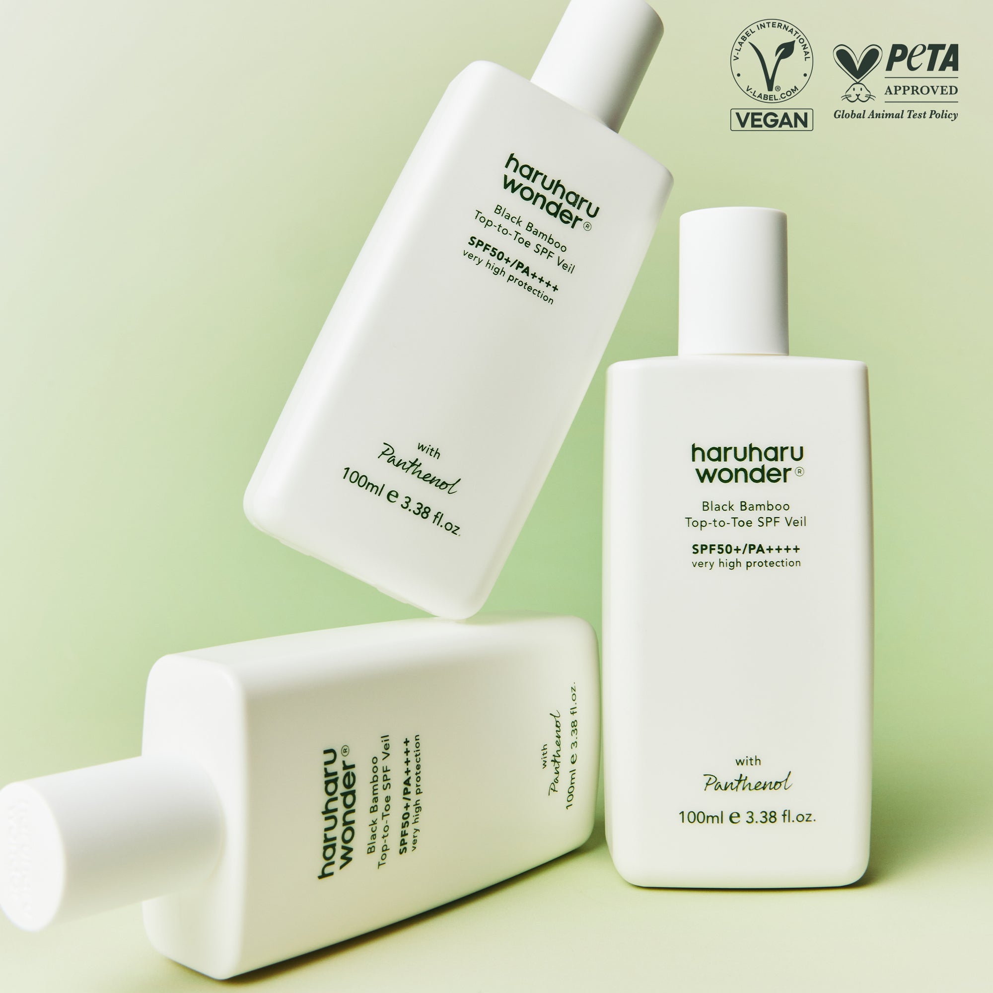 Black Bamboo Top-to-Toe SPF Veil 100ml | Haruharu Wonder
