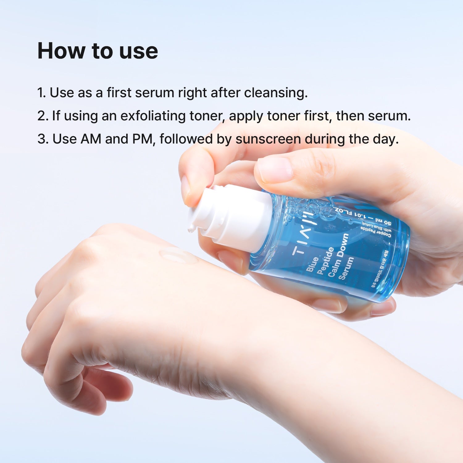 Blue Peptide Calm Down Serum 30ml | TIA’M