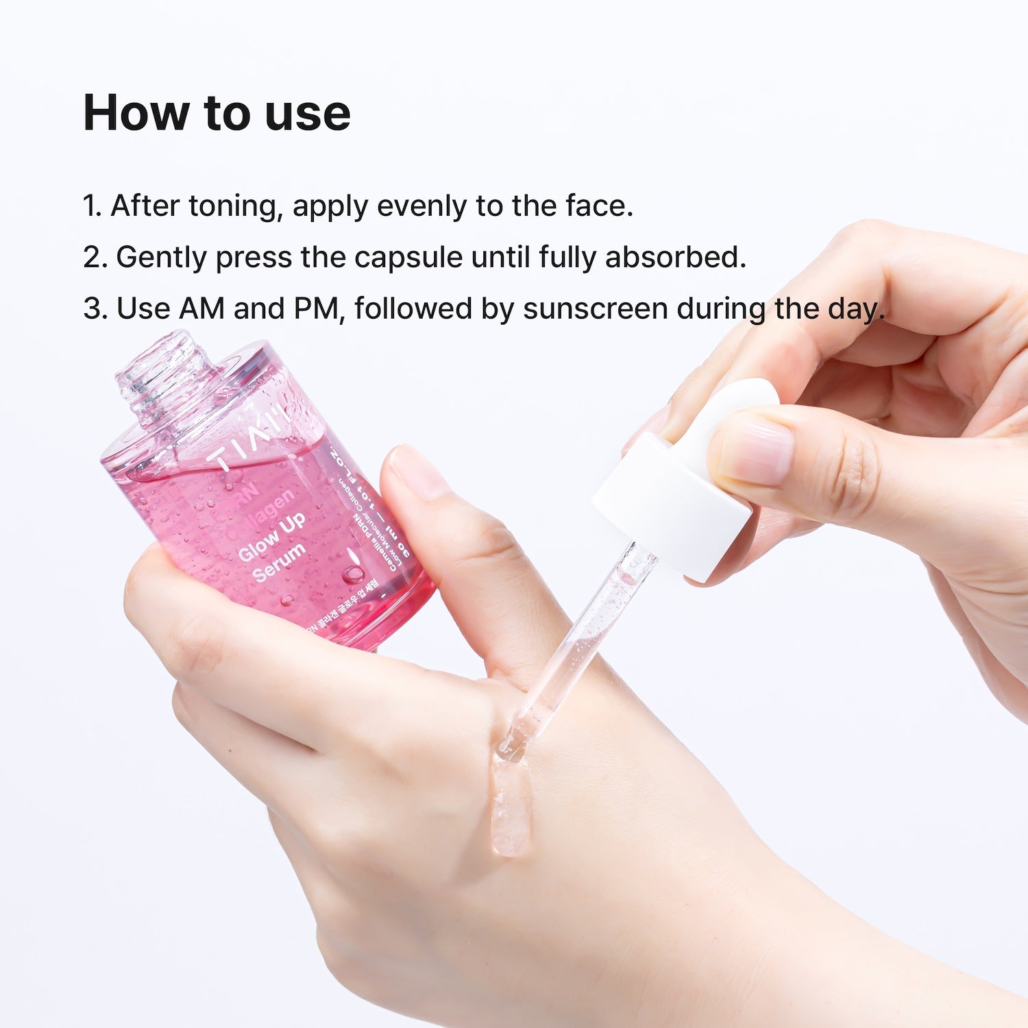 PDRN Collagen Glow Up Serum 30ml | TIA’M