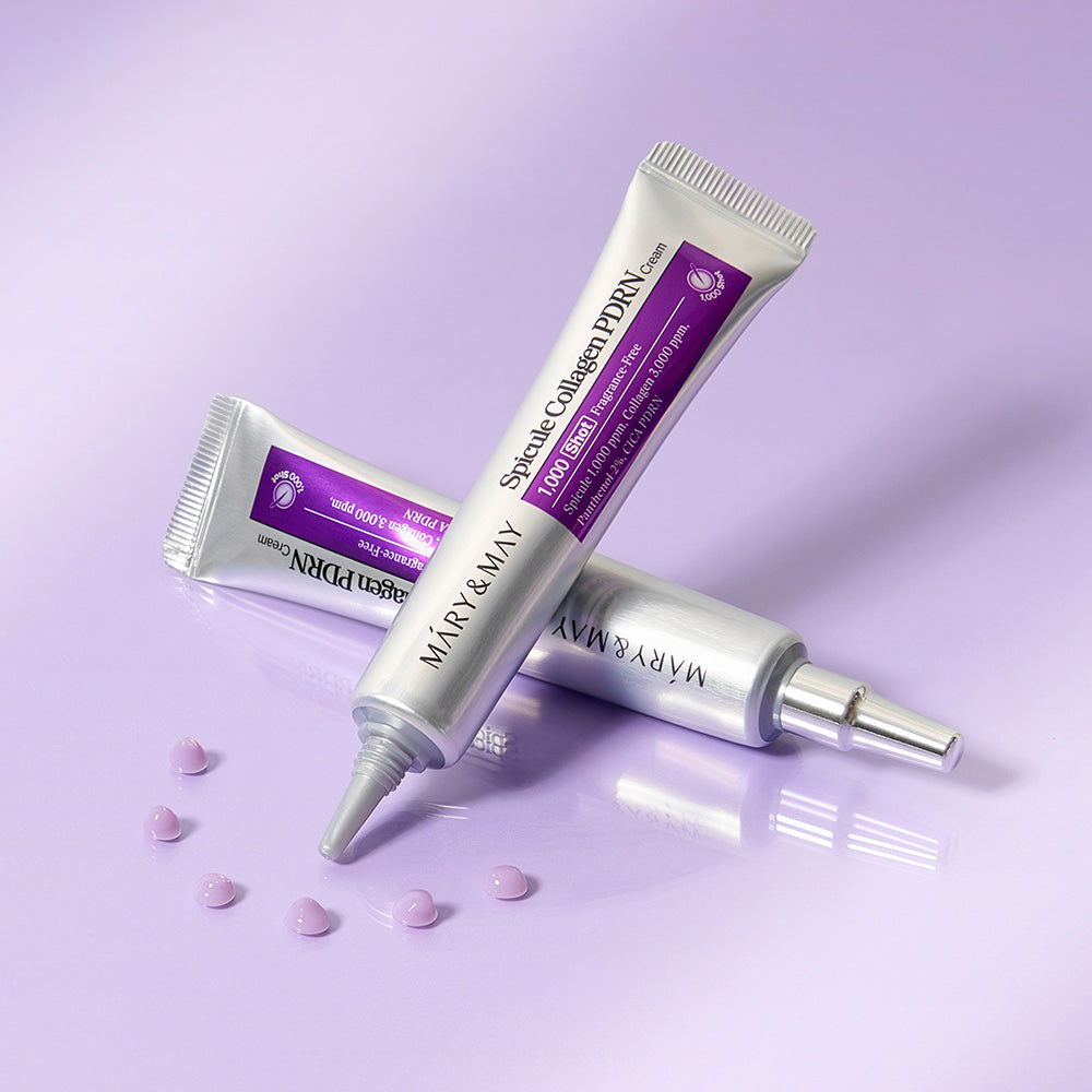 Discover the exquisite Mary&May Spicule Collagen PDRN Cream, a South Korean marvel crafted with marine collagen and micro spicules for unparalleled skin rejuvenation.