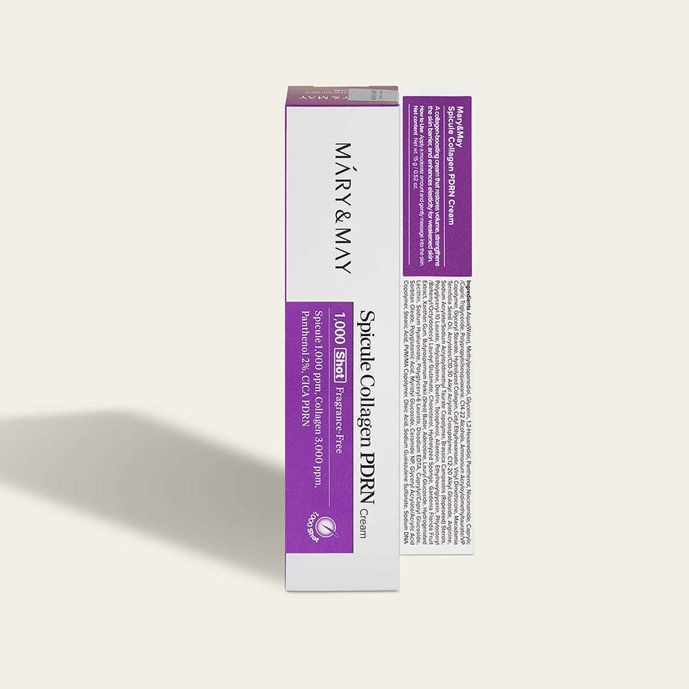 Elevate your skincare ritual with Mary&May's Spicule Collagen PDRN Cream, a luxurious South Korean formulation that enhances skin elasticity and texture through exquisite craftsmanship.