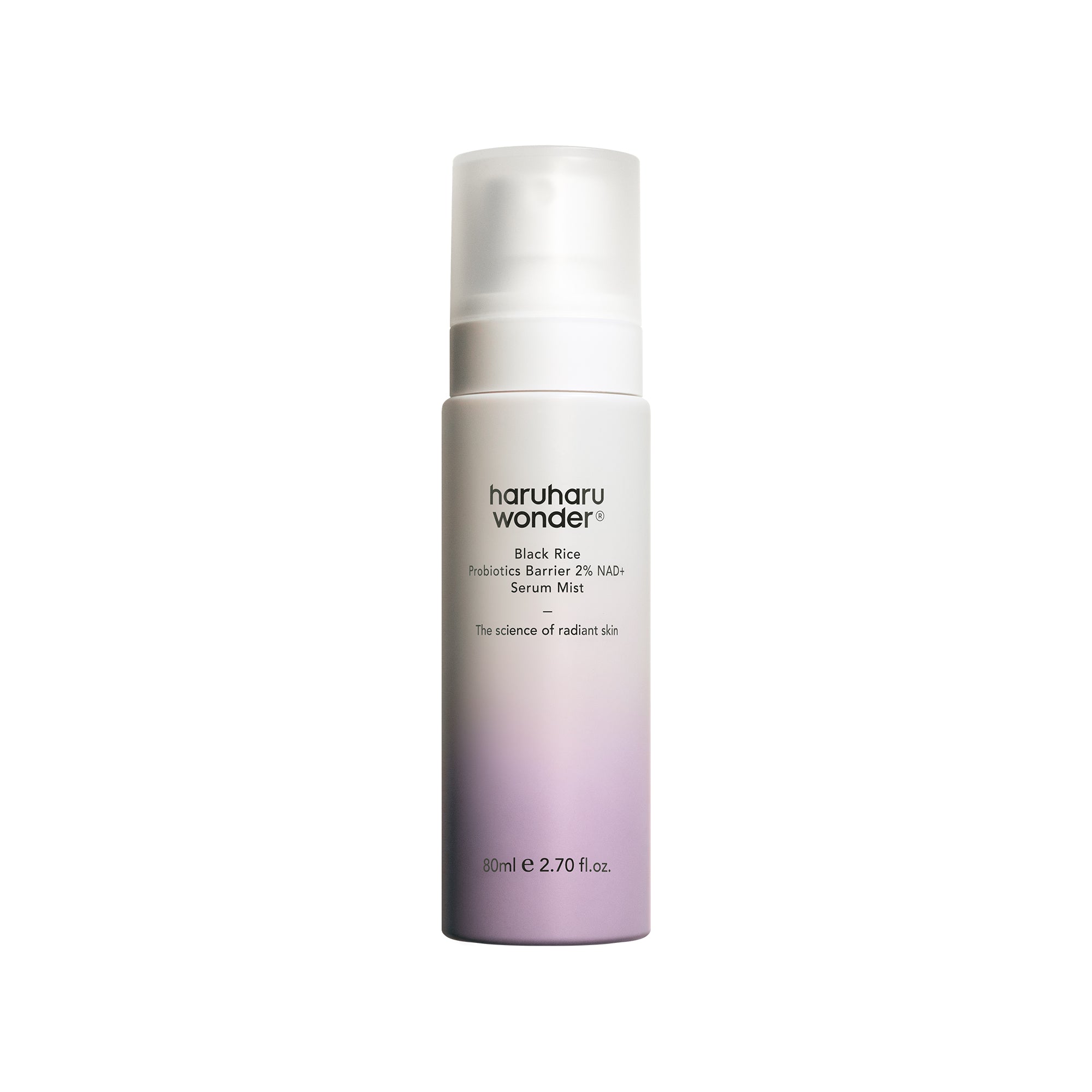 Black Rice Probiotics Barrier 2% NAD + Serum Mist 80ml | Haruharu Wonder