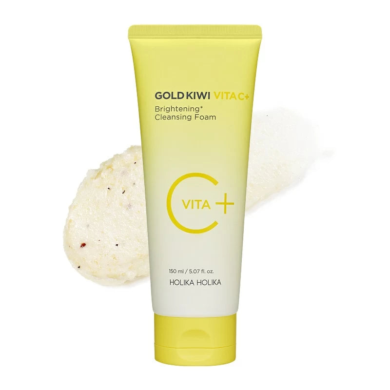 Gold Kiwi Vita C Plus Brightening Cleansing Foam 150ml | HOLIKA HOLIKA