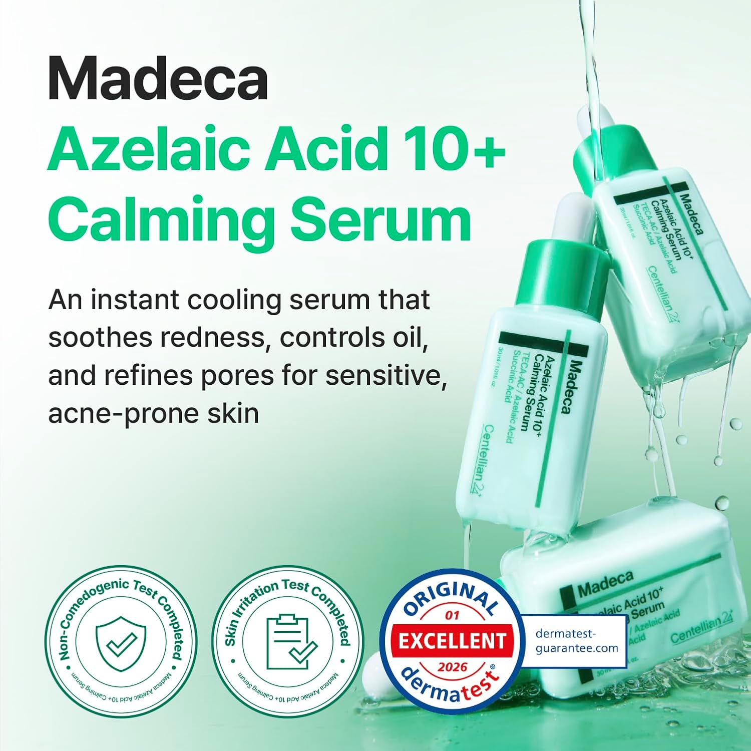 Madeca Azelaic Acid 10+ Calming Serum 30ml | Centellian24