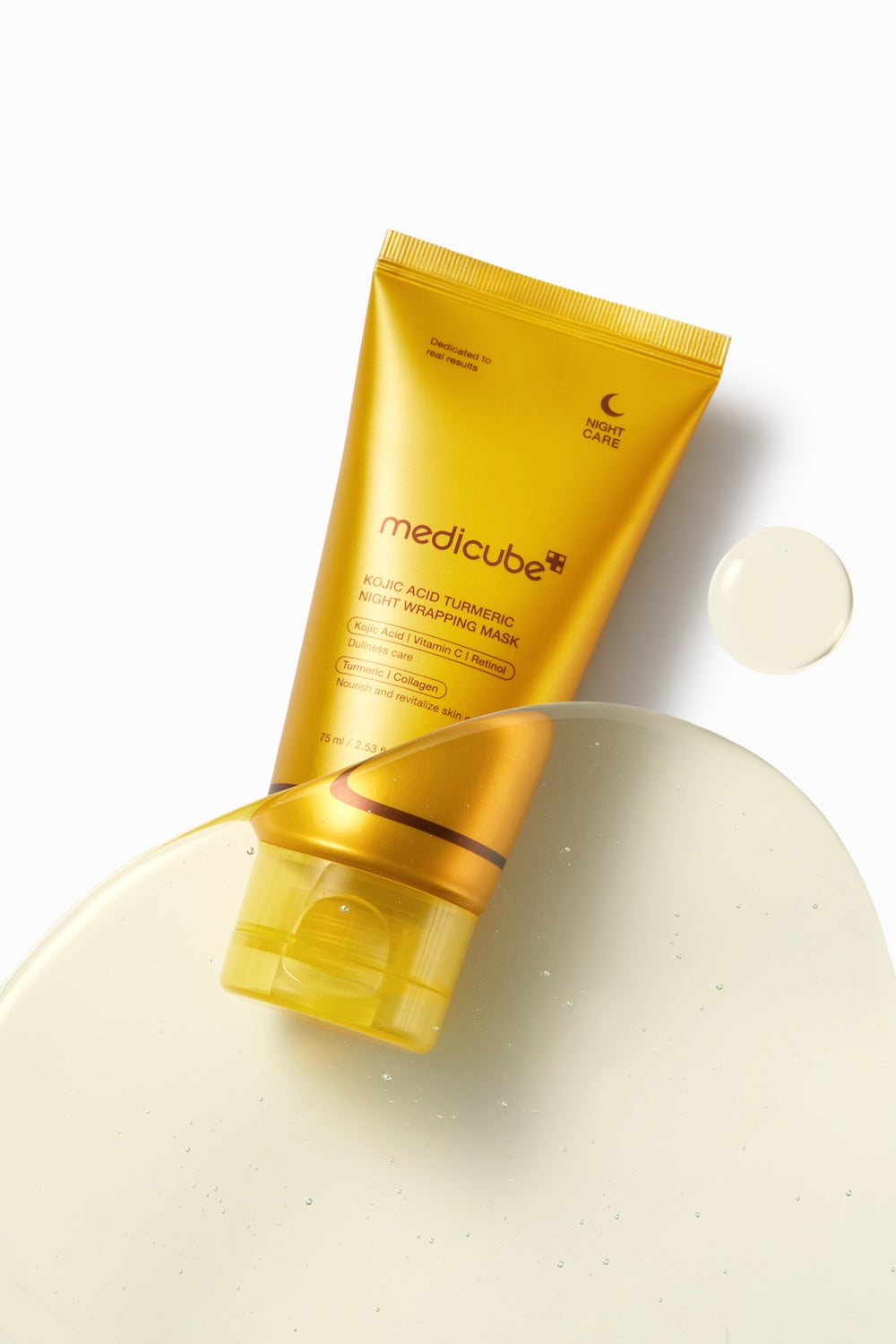 Kojic Acid Turmeric Night Wrapping Mask 75ml | MEDICUBE