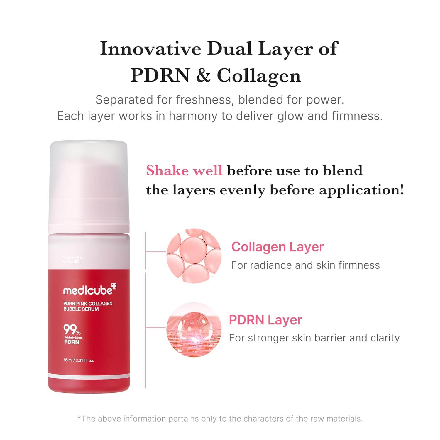 PDRN Pink Collagen Bubble Serum 95ml | MEDICUBE