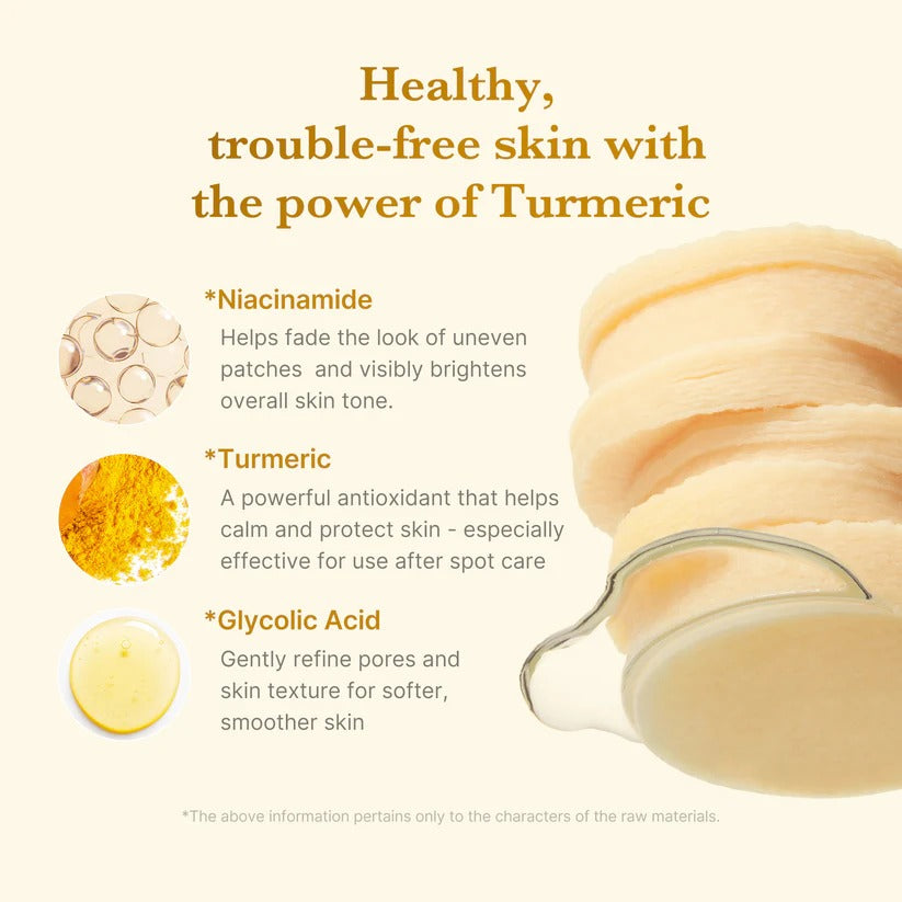 Kojic Acid Tumeric Toner Pad 70pcs | MEDICUBE