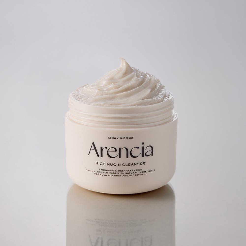 Arencia Rice Mucin Cleanser – Luxurious K-Beauty Ritual