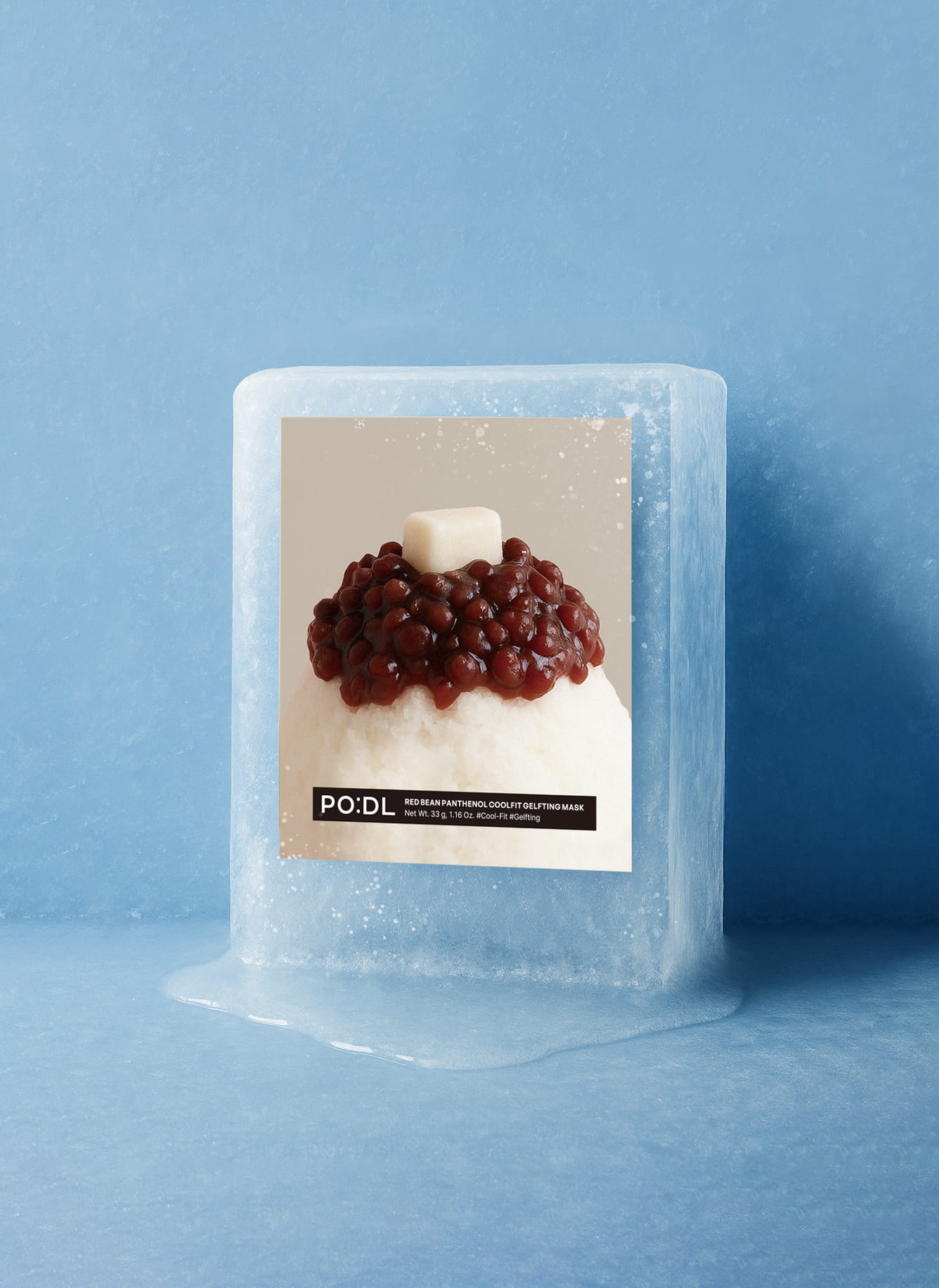 Red Bean Panthenol Coolfit Gelfting Mask (4ea) (+Special Gift) | PO:DL