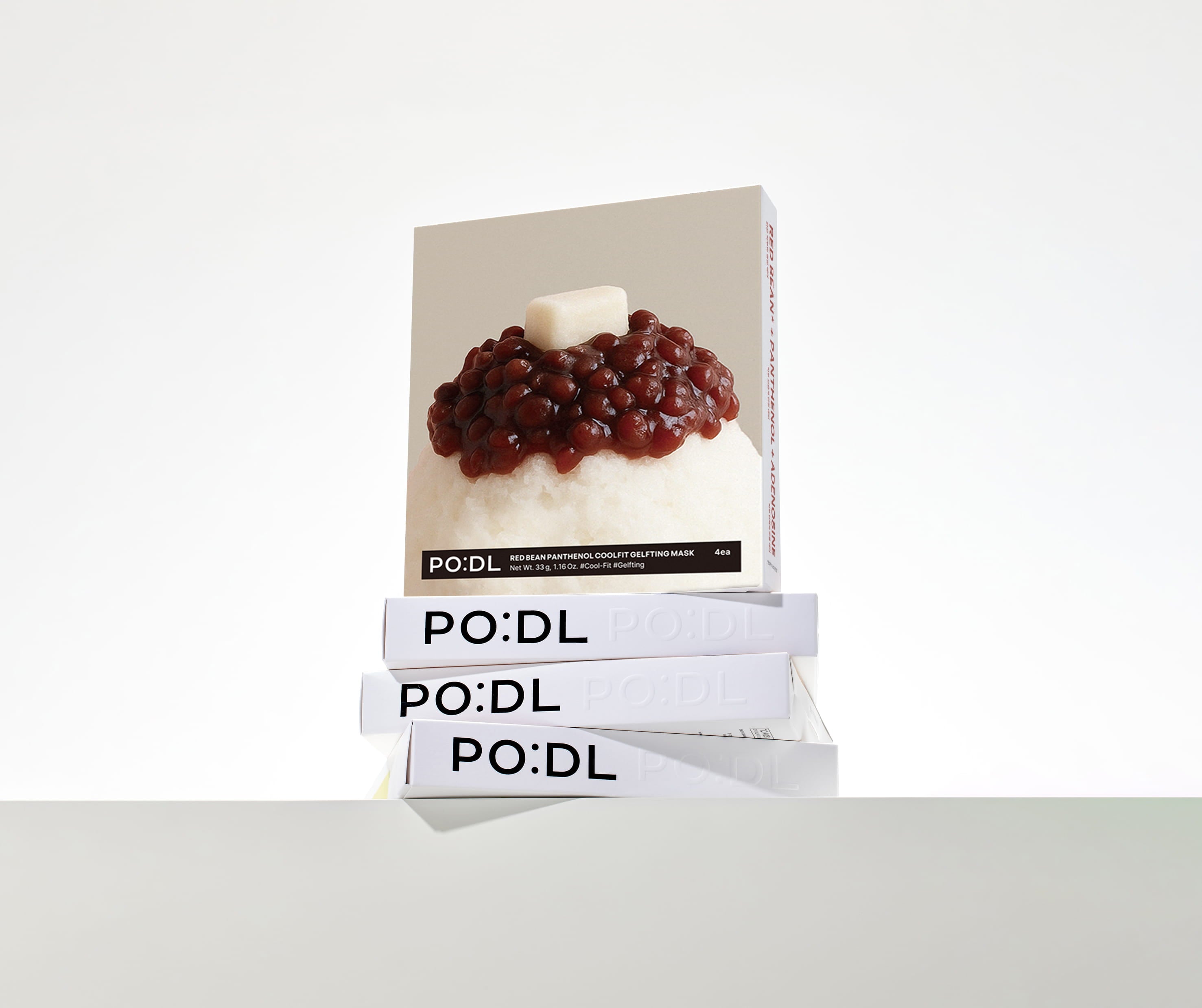 Red Bean Panthenol Coolfit Gelfting Mask (4ea) (+Special Gift) | PO:DL