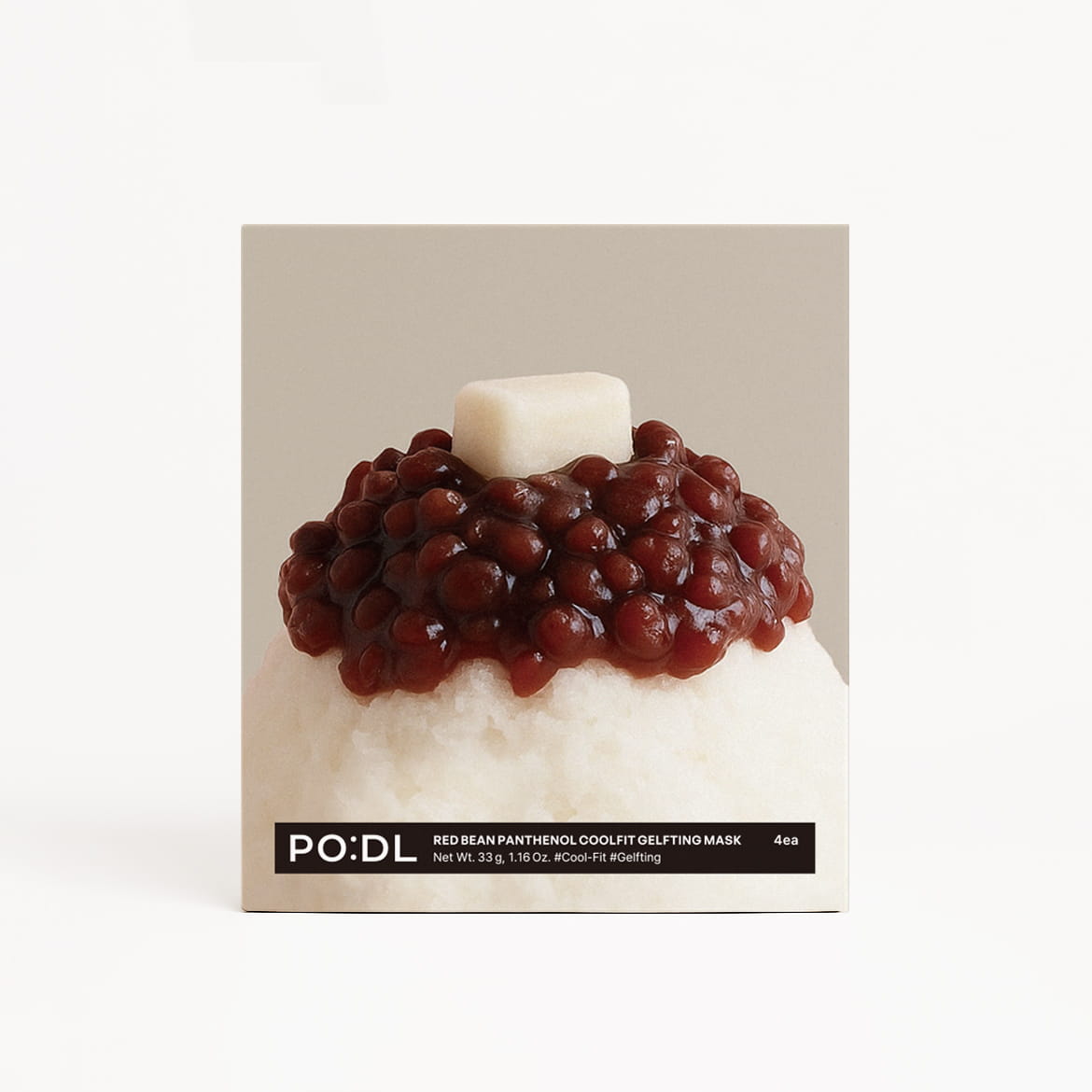 Red Bean Panthenol Coolfit Gelfting Mask (4ea) (+Special Gift) | PO:DL