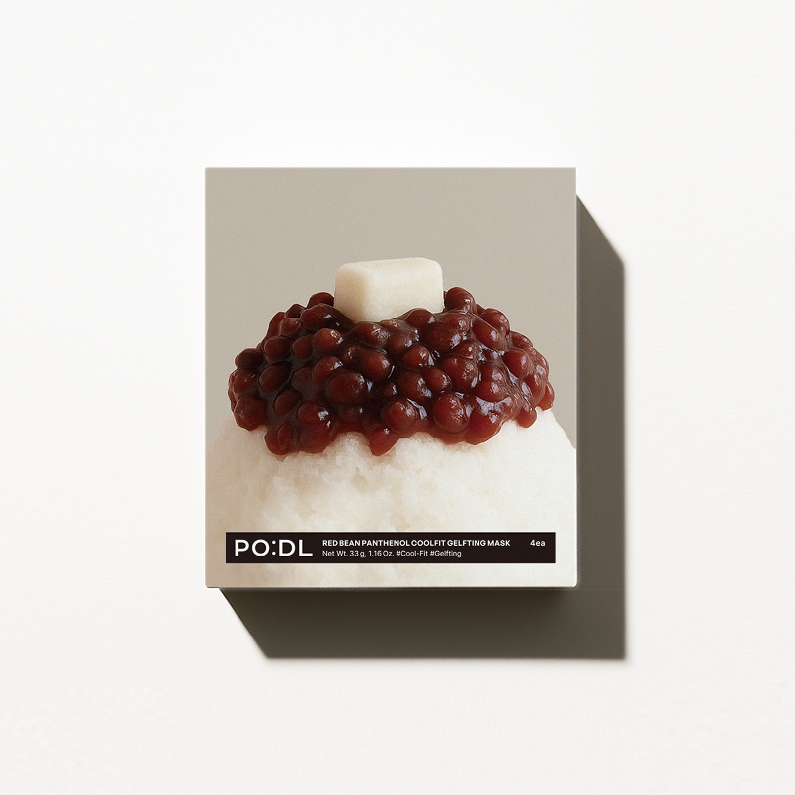 Red Bean Panthenol Coolfit Gelfting Mask (4ea) (+Special Gift) | PO:DL