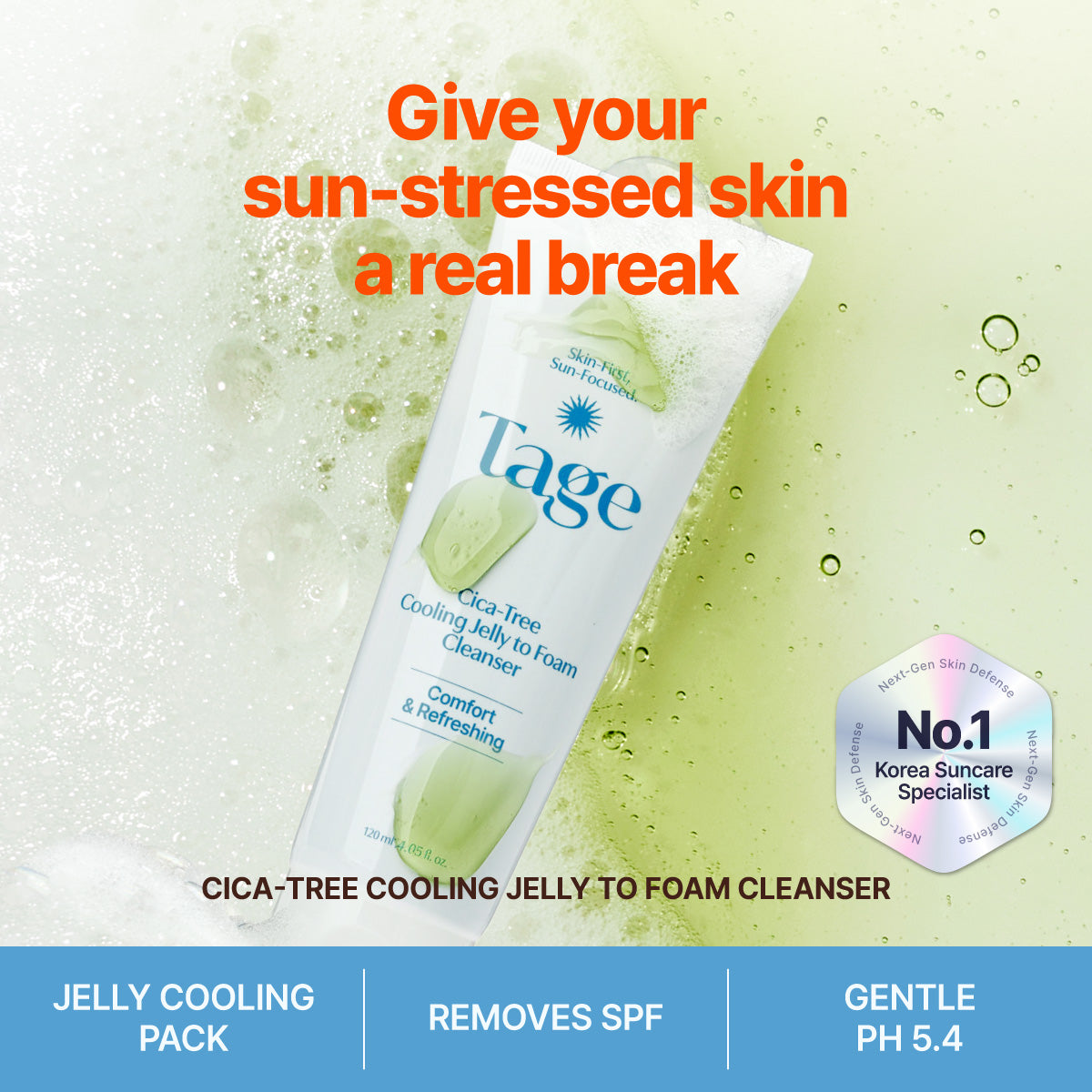 Discover the luxurious Cica-Tree Cooling Jelly to Foam Cleanser by athé, crafted in South Korea with soothing botanicals for a radiant, refreshed complexion.