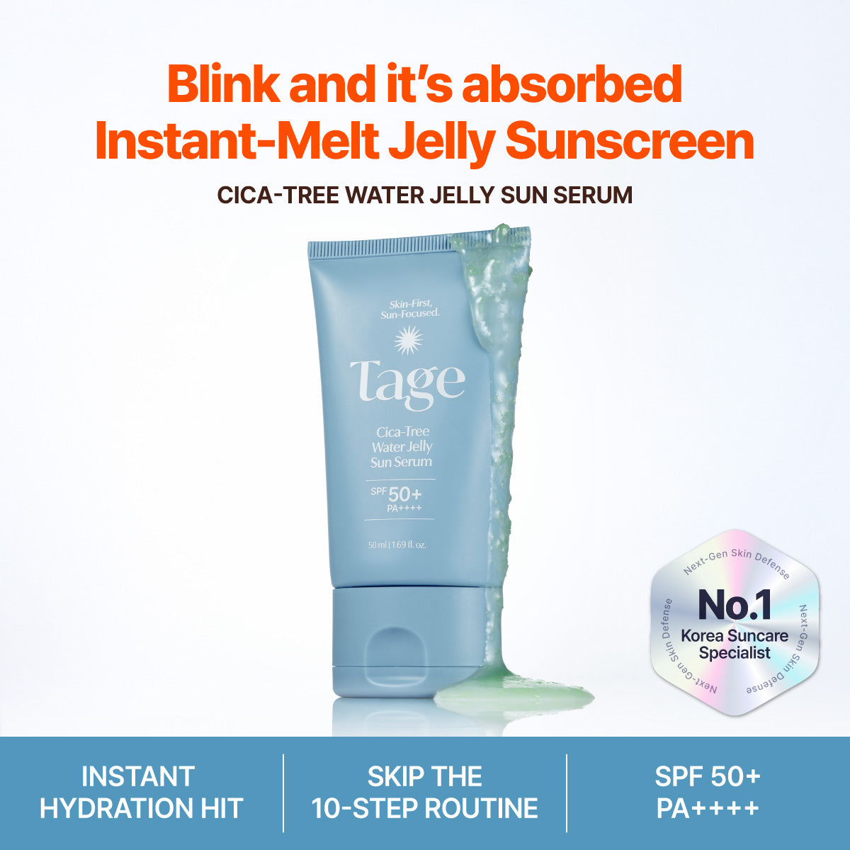 Cica-Tree Water Jelly Sun Serum 50ml | Tage