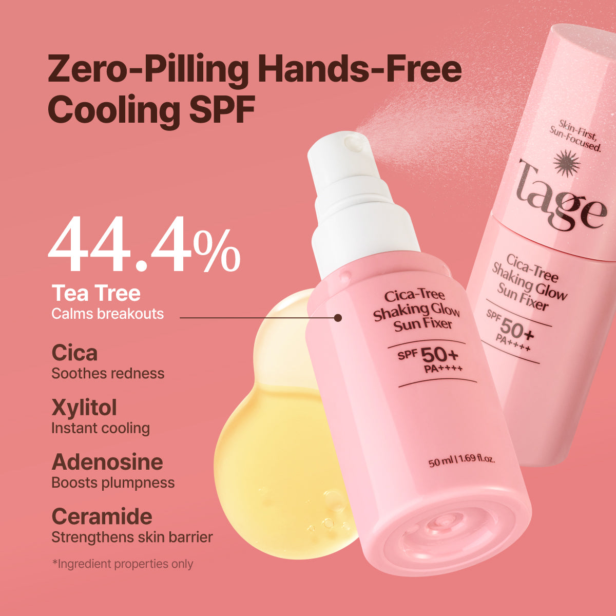 Experience the luxurious fusion of sun protection and makeup perfection with athé's Cica-Tree Shaking Glow Sun Fixer, crafted in South Korea for radiant, youthful skin.