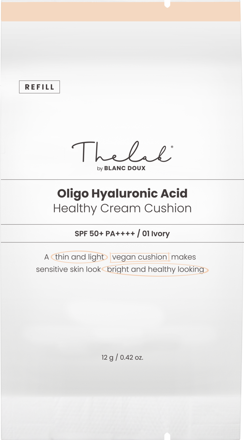 Oligo Hyaluronic Acid Healthy Cream Cushion Refill #1 IVORY | The LAB by BLANC DOUX
